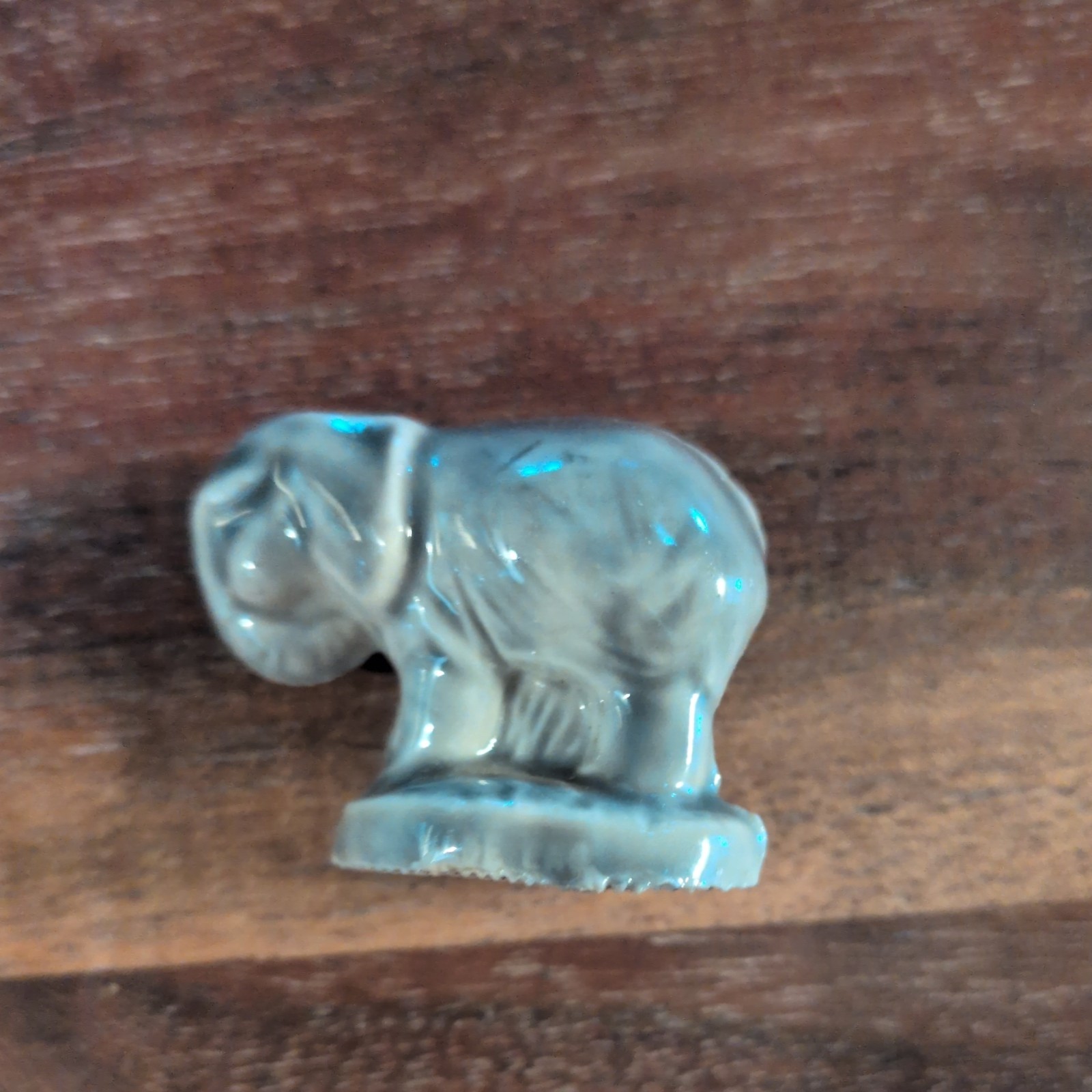 Wade England Gray Elephant Figurine Ceramic Whimsies Miniature Vintage