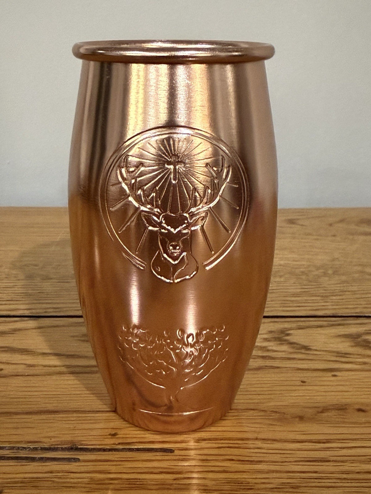 Jagermeister Logo Copper Color Metal Cup Mug Tumbler Set of 3