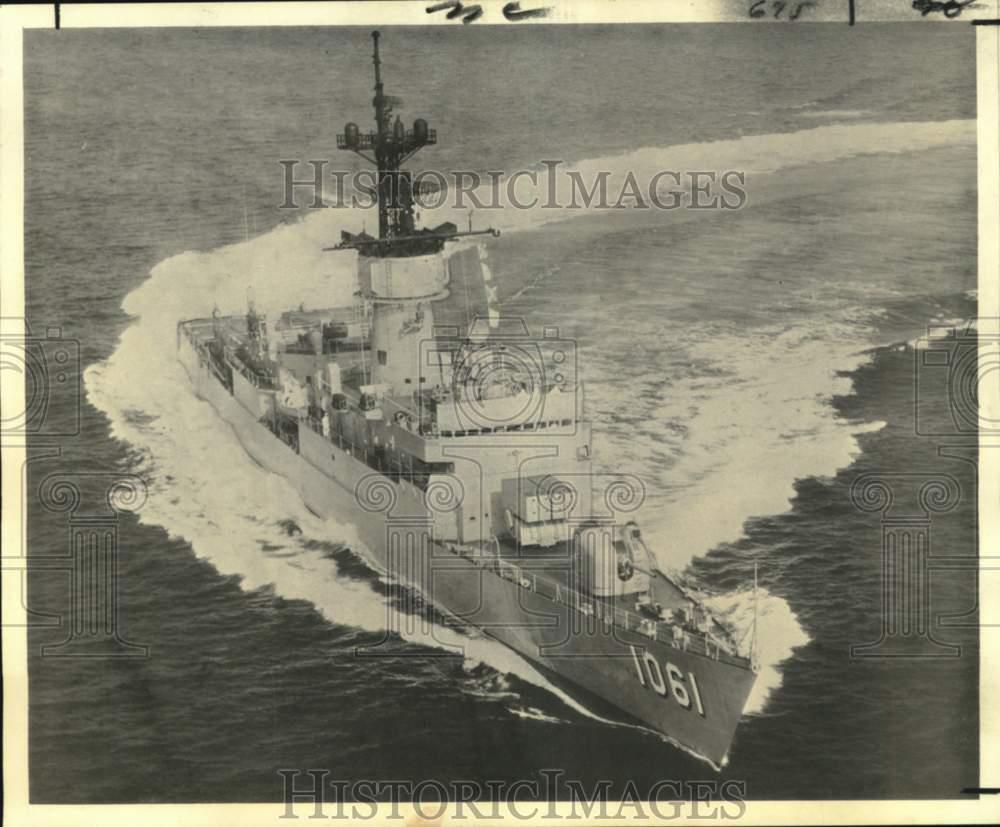 1971 Press Photo USS Patterson, Destroyer Built at Avondale Shipyards