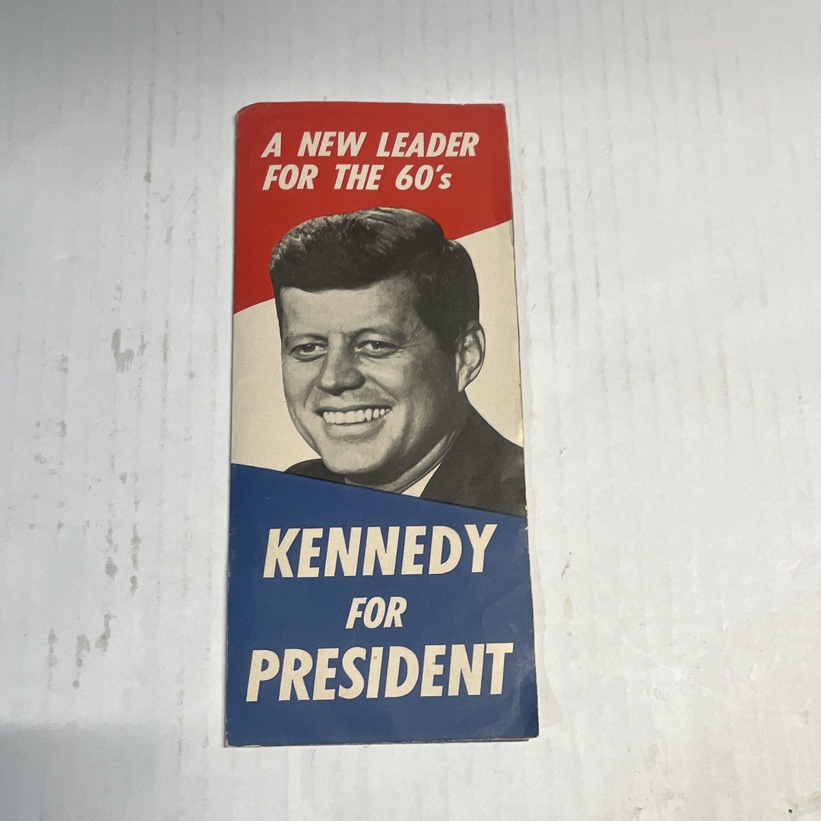1960 JFK Kennedy for President Campaign Pamphlet New Leader for the 60’s Vintage