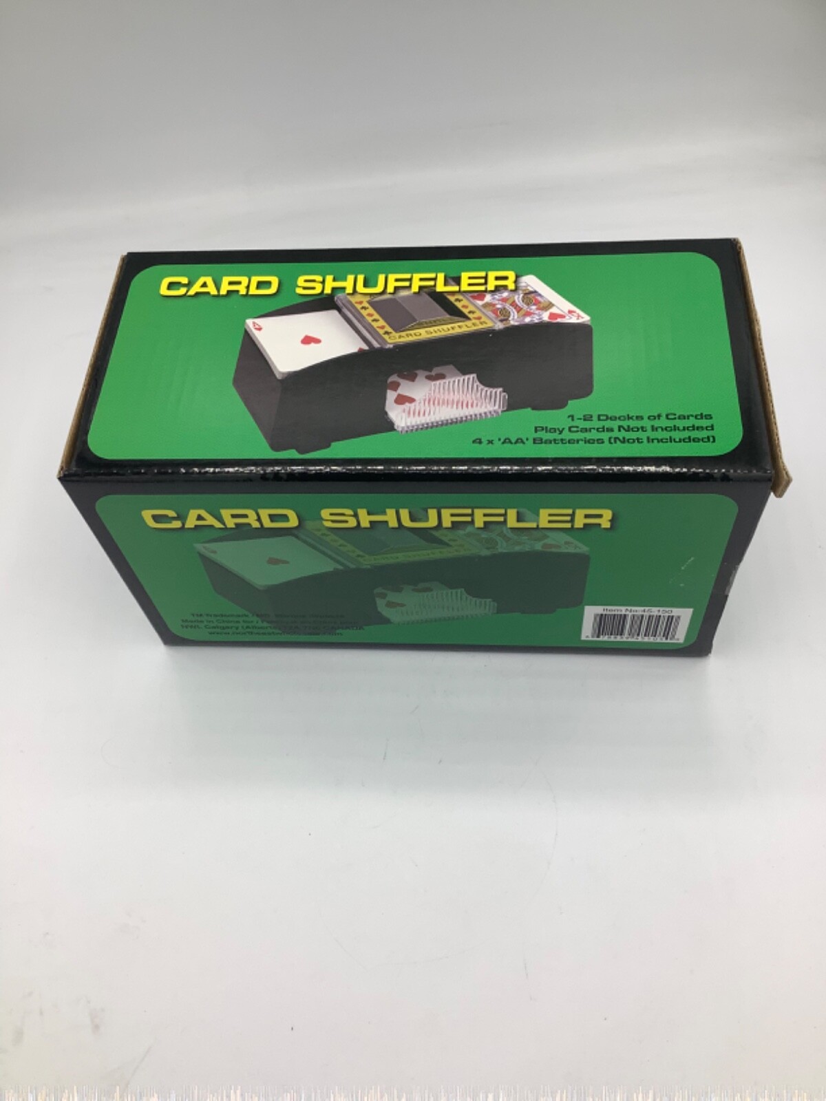 Automatic Card Shuffler, 1-2 Deck Battery-Operated Electric Poker Card Shuffler