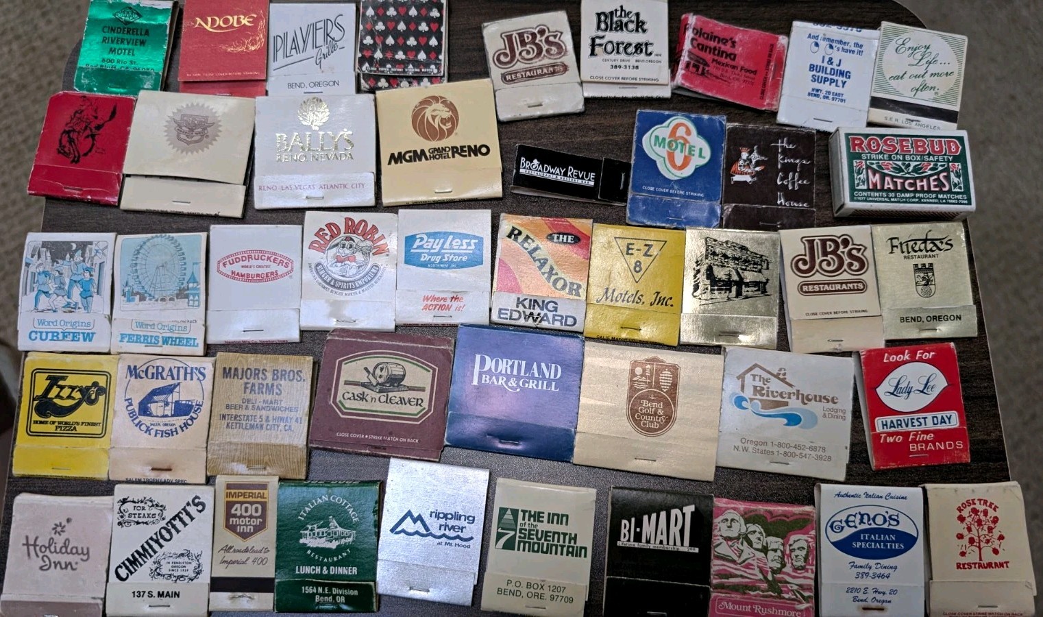 Vintage Advertising Matchbooks Mixed Lot 100+ some used/not used Rare finds 