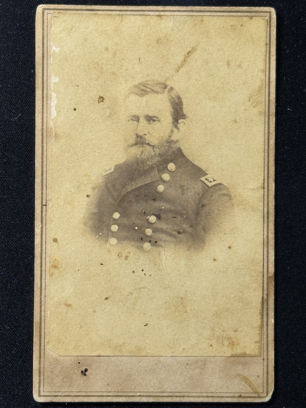 c1860's CDV Carte de Visite GRANT Civil War BRADY President General Ulysses