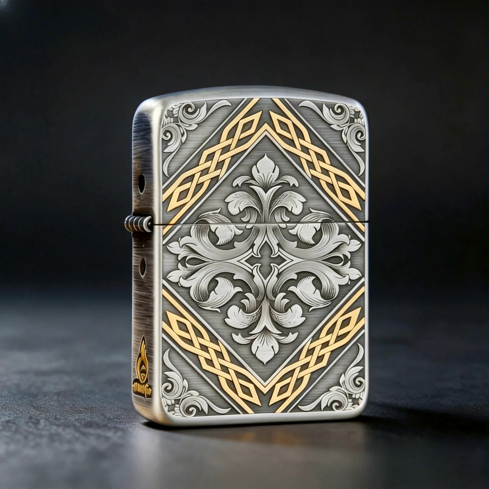 Zippo Thousand Symbols of Wealth & Elegance 1941 Replica Deep Engraved Lighter 