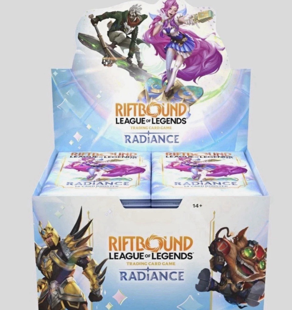 Riftbound League of Legends Radiance Booster Display Box CONFIRMED PRESALE 10/23