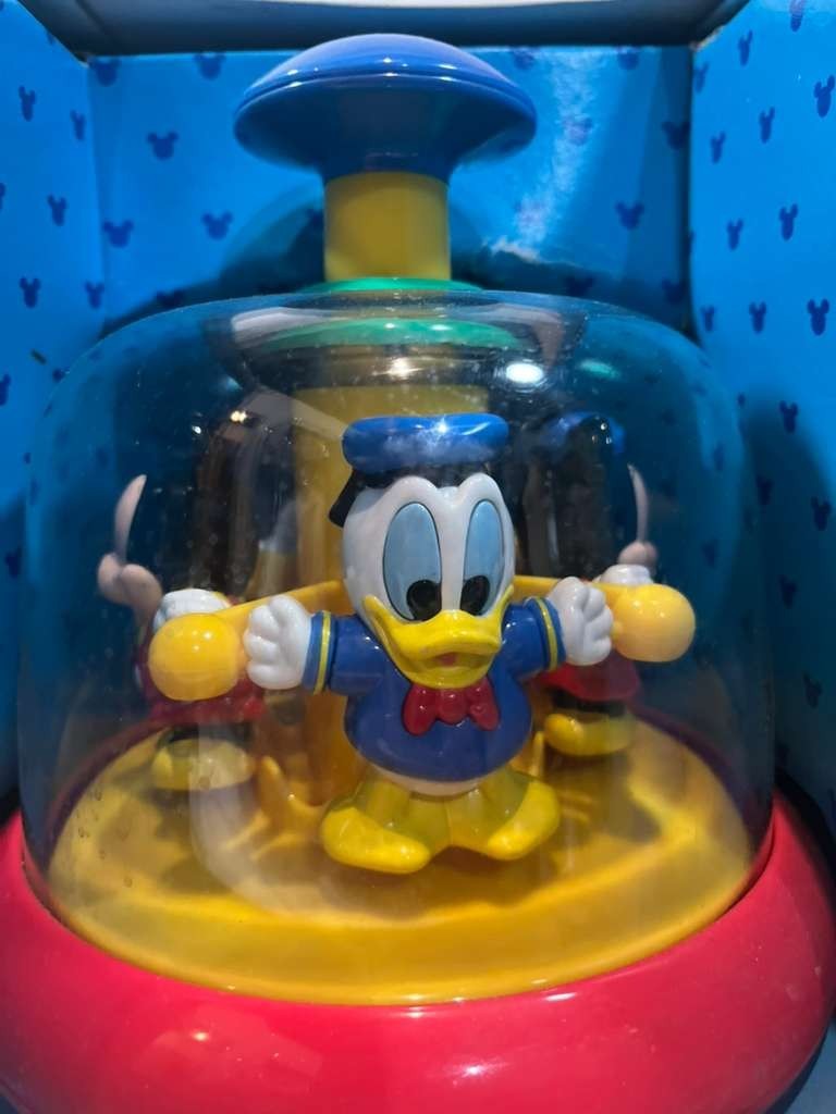 Disney Store Mickey & Friends Electronic Host Spinning Top 2000
