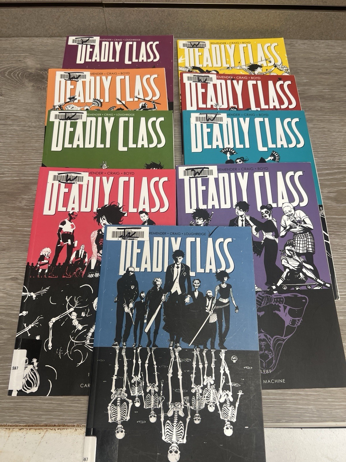 Deadly Class Volumes #1-9