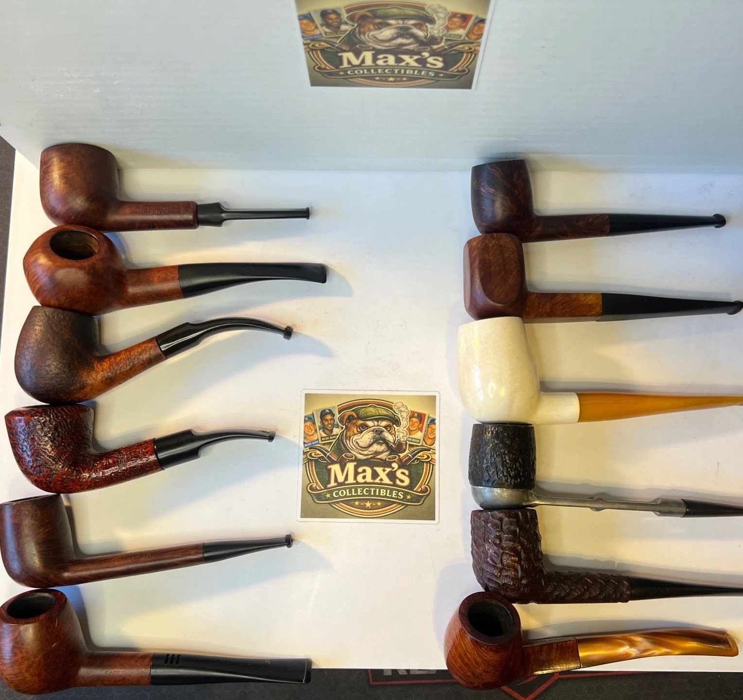 Lot Of 12 Estate Pipes Including Peterson’s, Cellini, La Strada, See Description