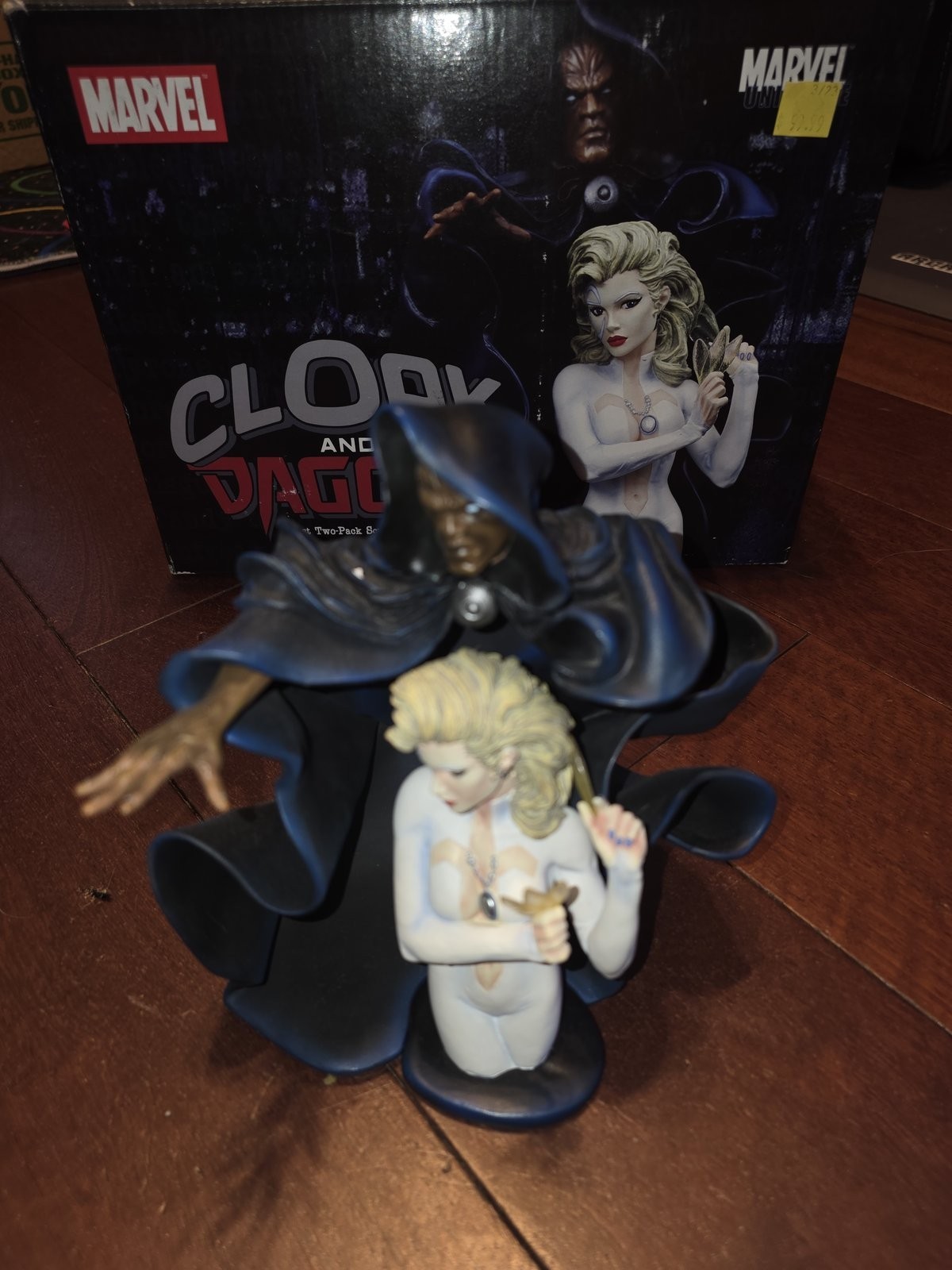 Diamond Select Marvel Cloak and Dagger Bust Two-Pack 2004 #181/2500 COA Box
