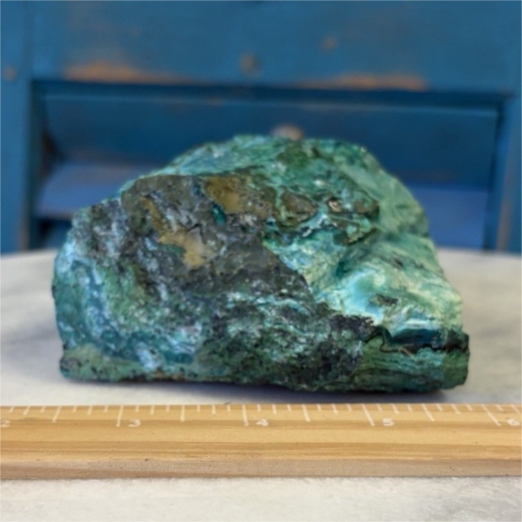 Rare Large Chrysocolla and Malachite specimen