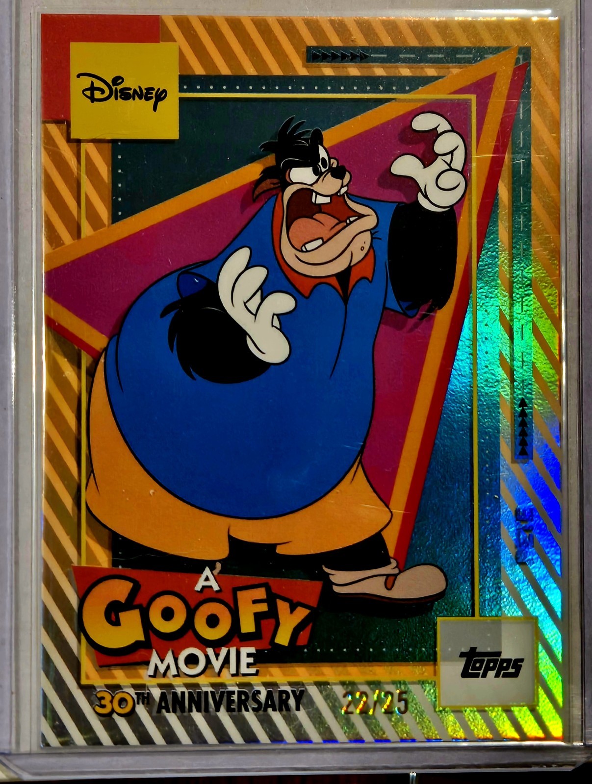 Topps 2025 Disney A Goofy Movie 30th Anniversary Pete AGM-2 Serial #22/25