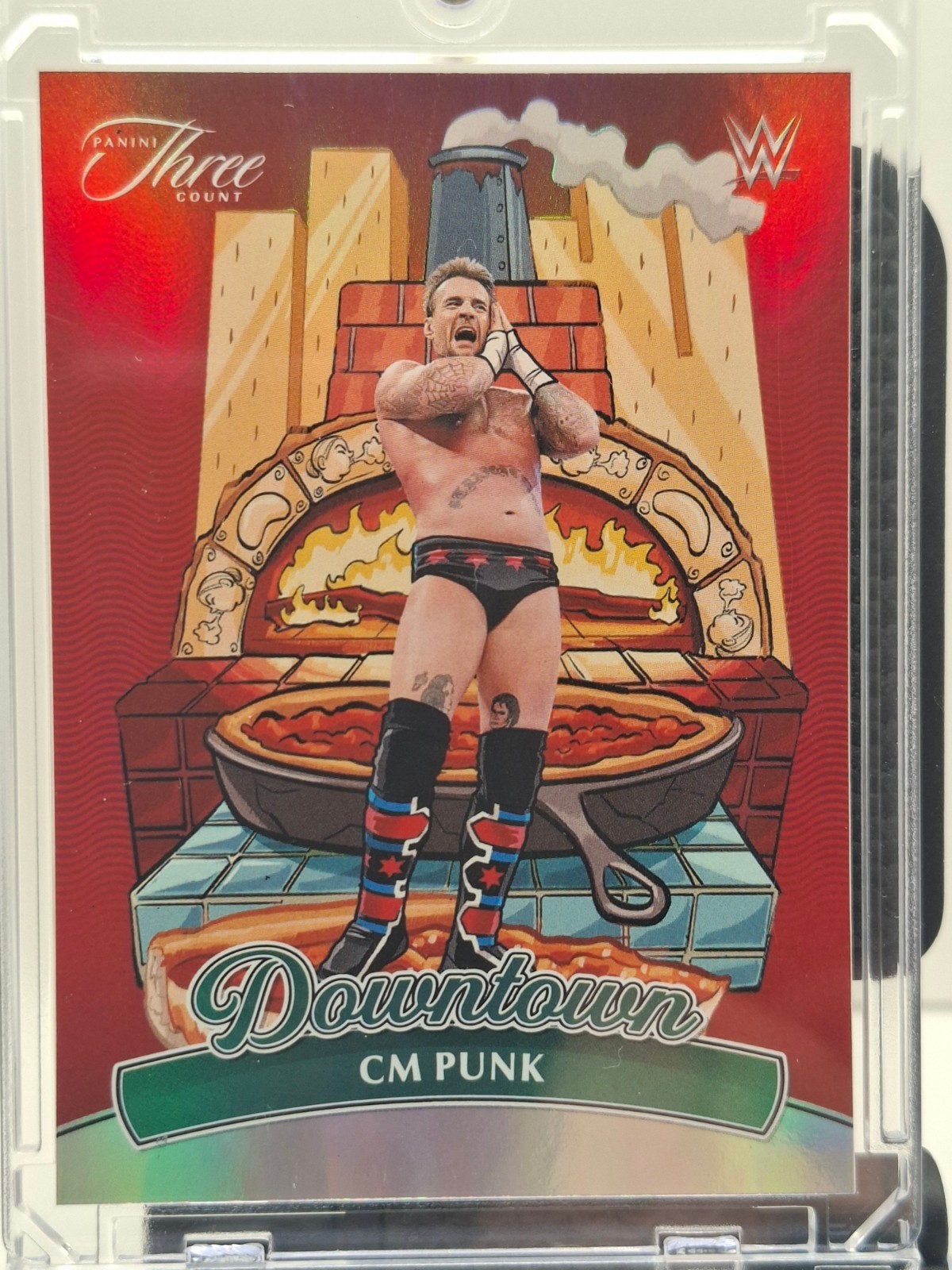 2024 CM Punk, Panini, Three Count, WWE, DOWNTOWN, #13 2024 CM Punk, Panini, Three Count, WWE, DOWNTOWN, #13