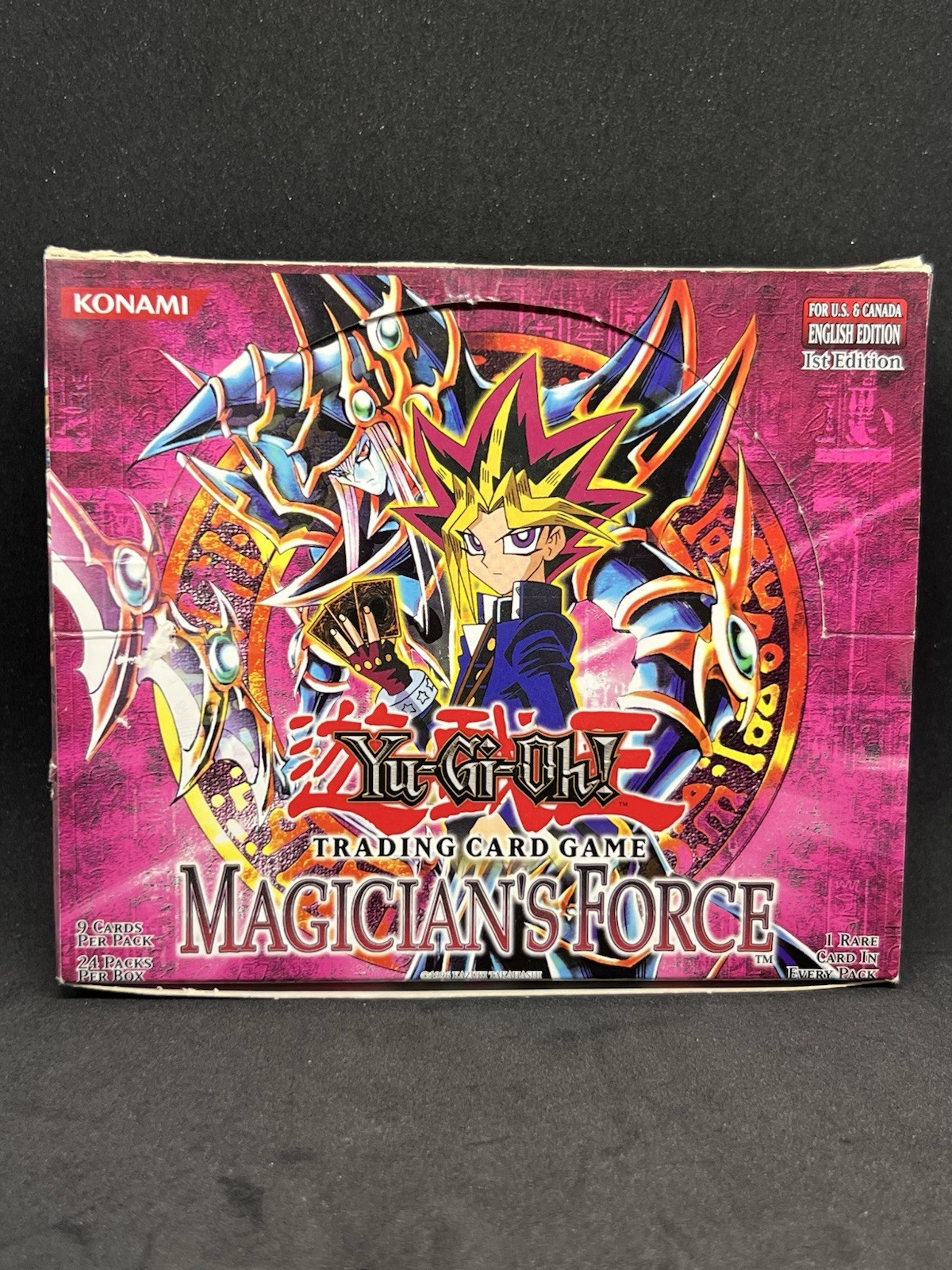 Empty Yu-Gi-Oh Magician's Force 1st Edition Booster Box