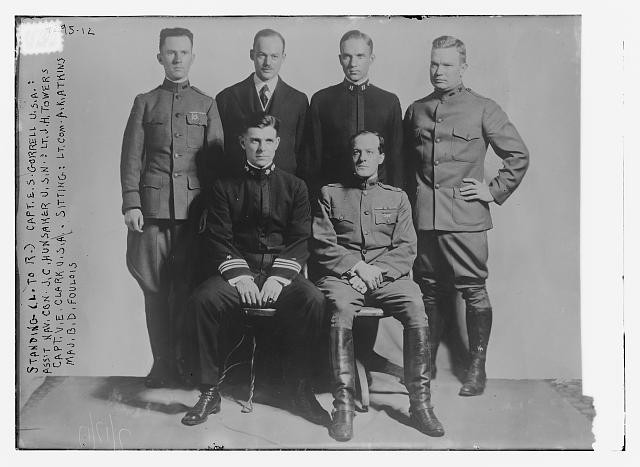 Washington DC 1917 Gorrell Hunsaker Towers Clark Foulois Aviation Officers