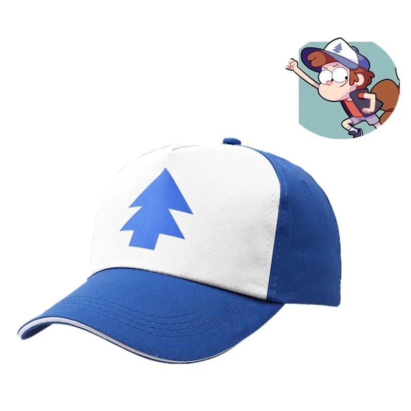 Cartoon Pines Hats Gravity Falls Dipper Baseball Caps Cosplay Accessories Gifts