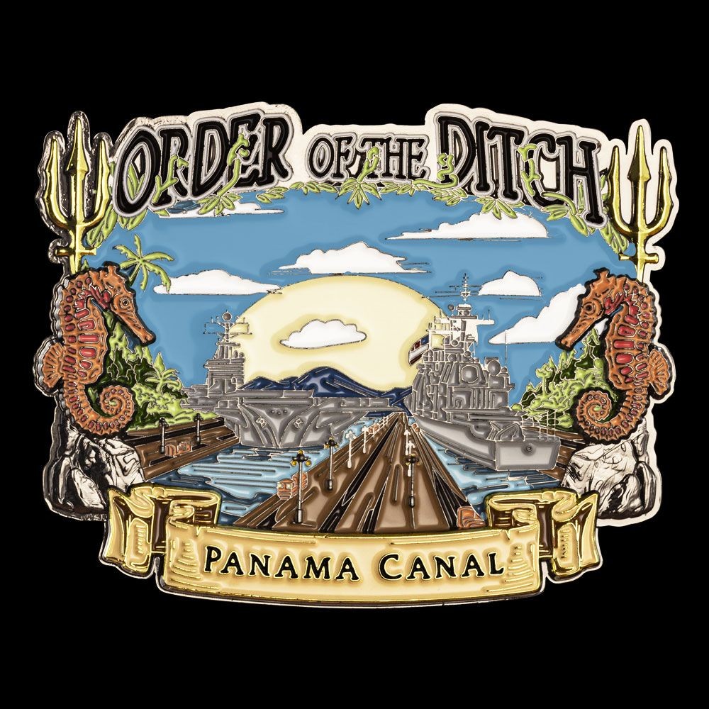 Order of the Ditch Challenge Coin - Large 3.00  by 2.36