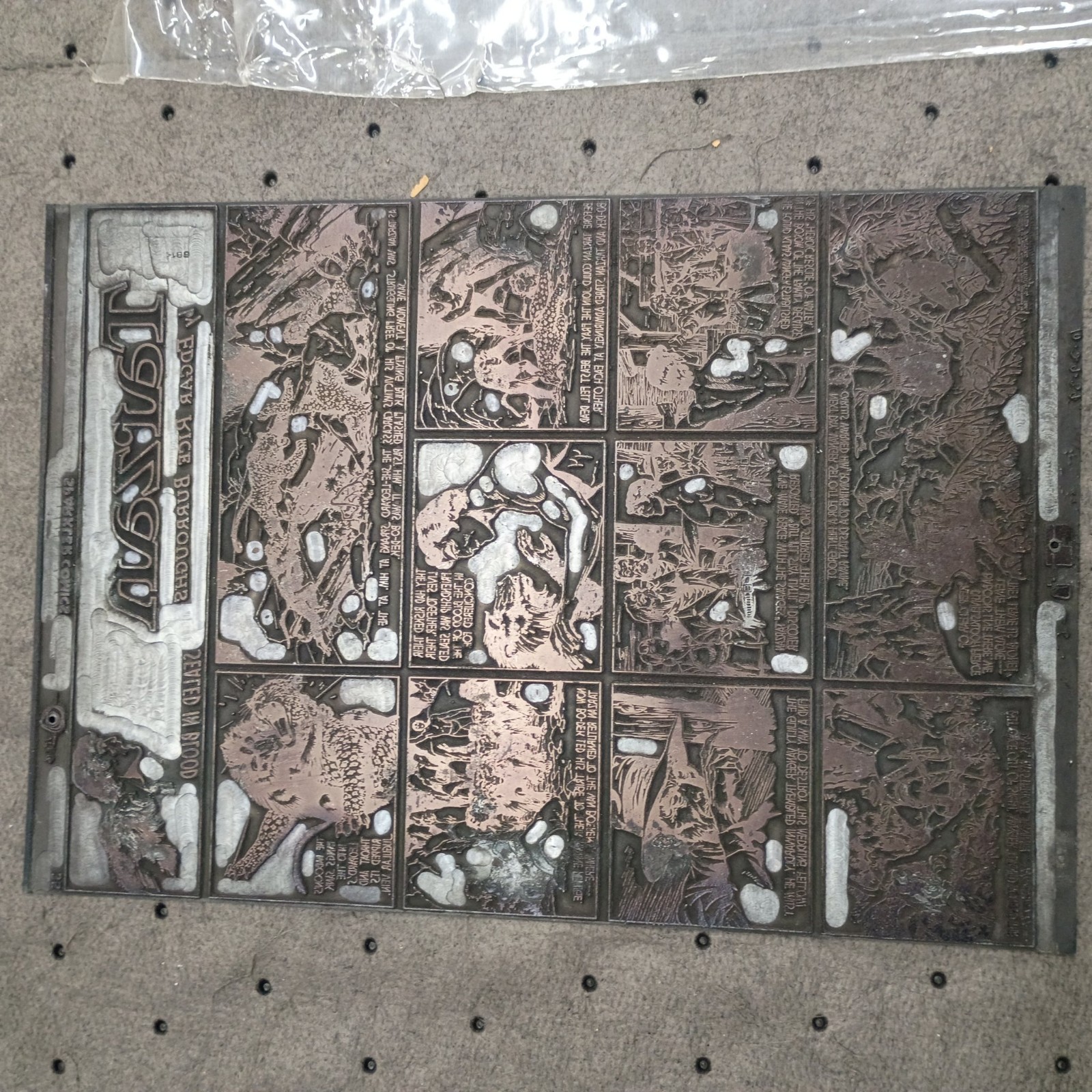 Tarzan Metal Printing Plate - \