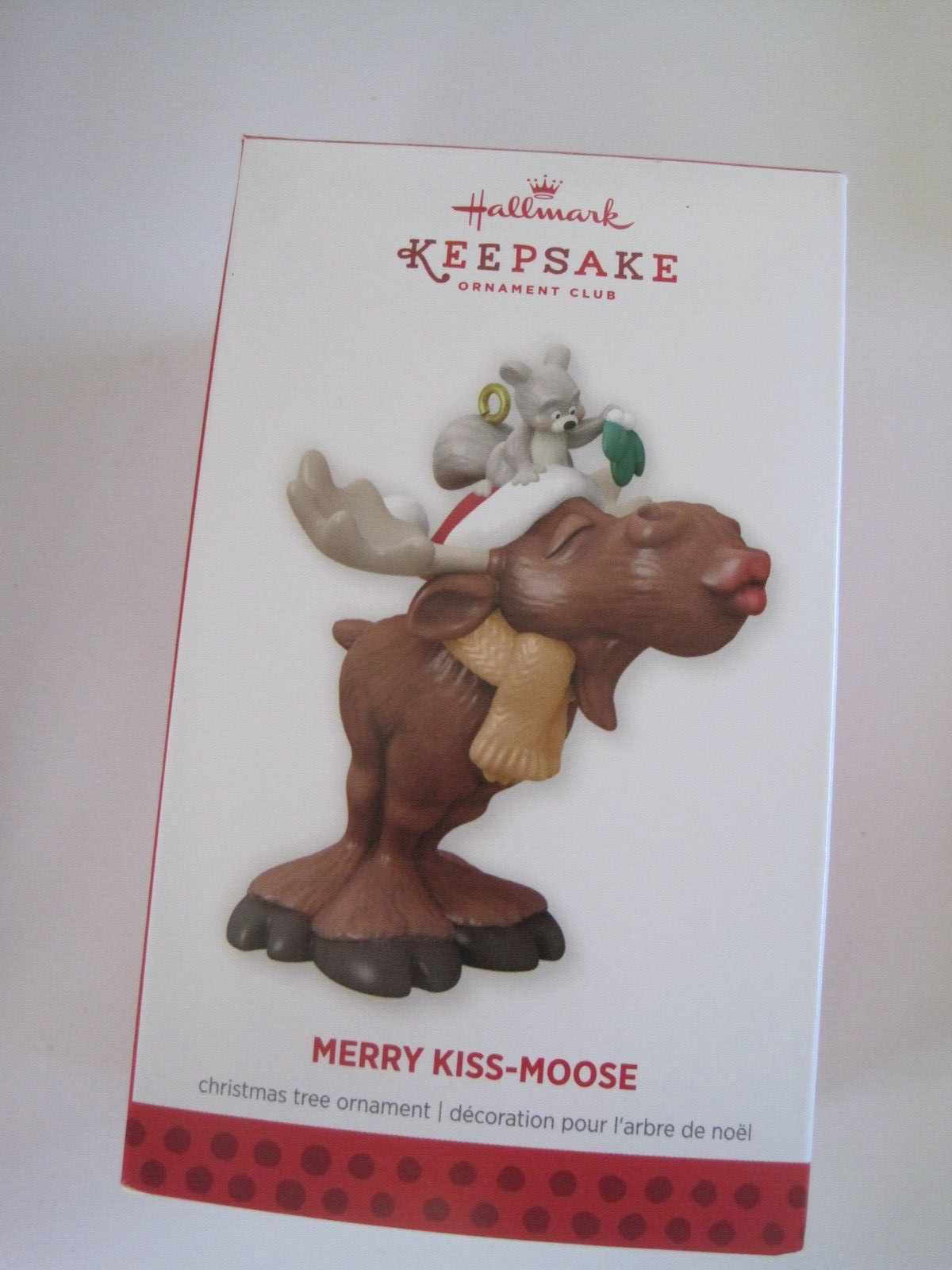 Hallmark Keepsake Ornament Merry Kiss Moose 2013 New NIB