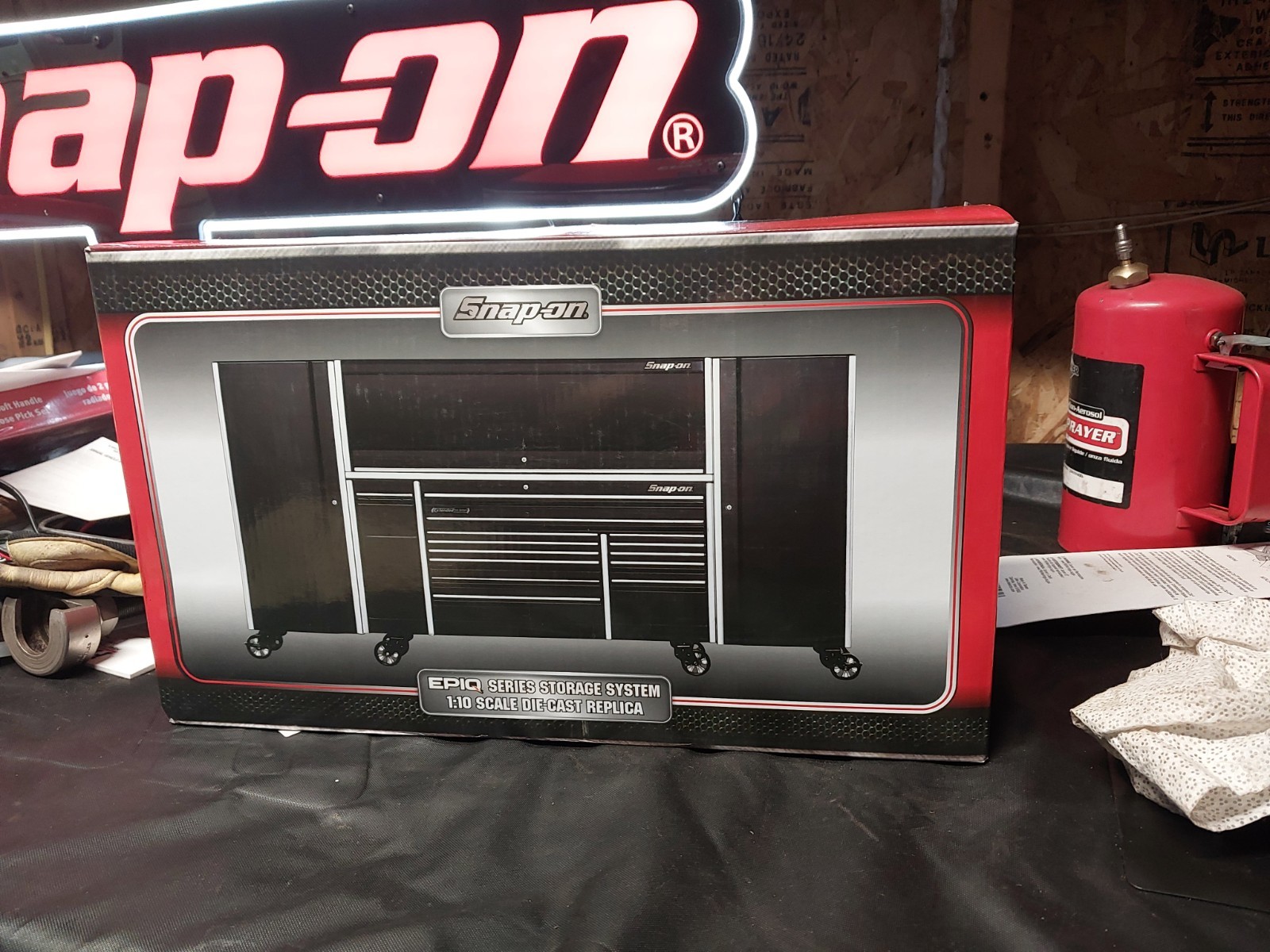 SNAP-ON SSX2807-B STORAGE SYSTEM 1:10 SCALE W/ORIGINAL BOX MINIATURE EPIQ BOX