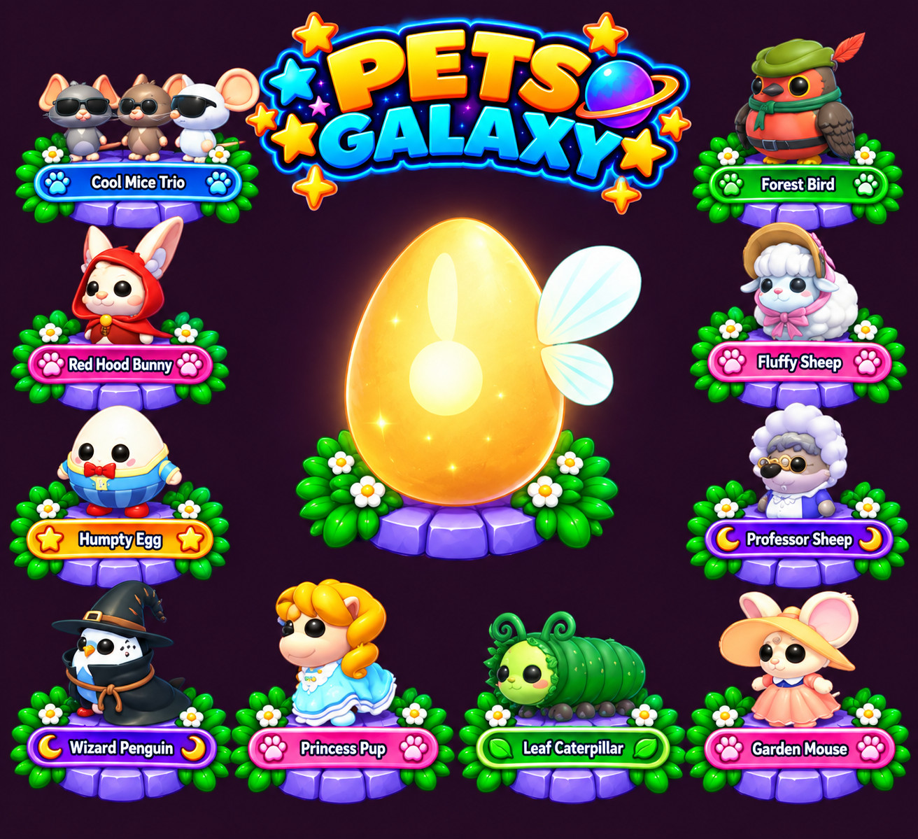 Three Blind Mice - Huntsman Robin - Fairytale Egg Pets | Adopt From Me