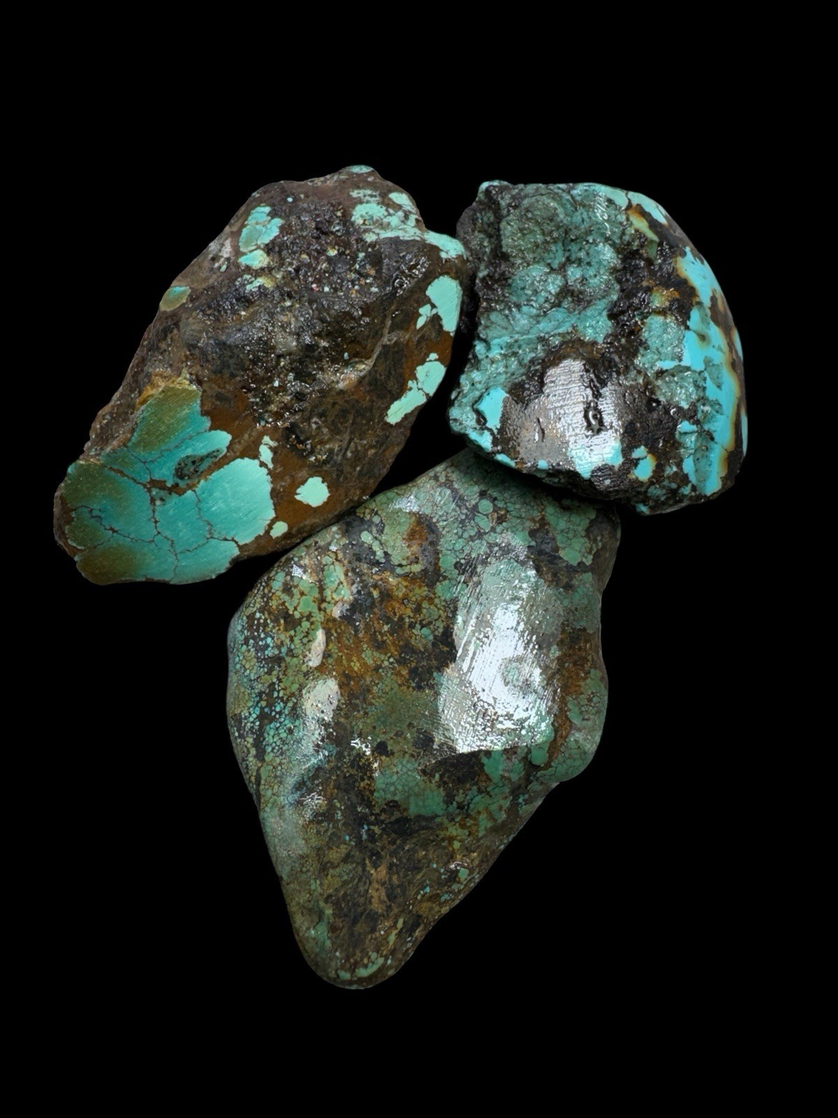 Stabilized Hubei  Turquoise Mixed Lot