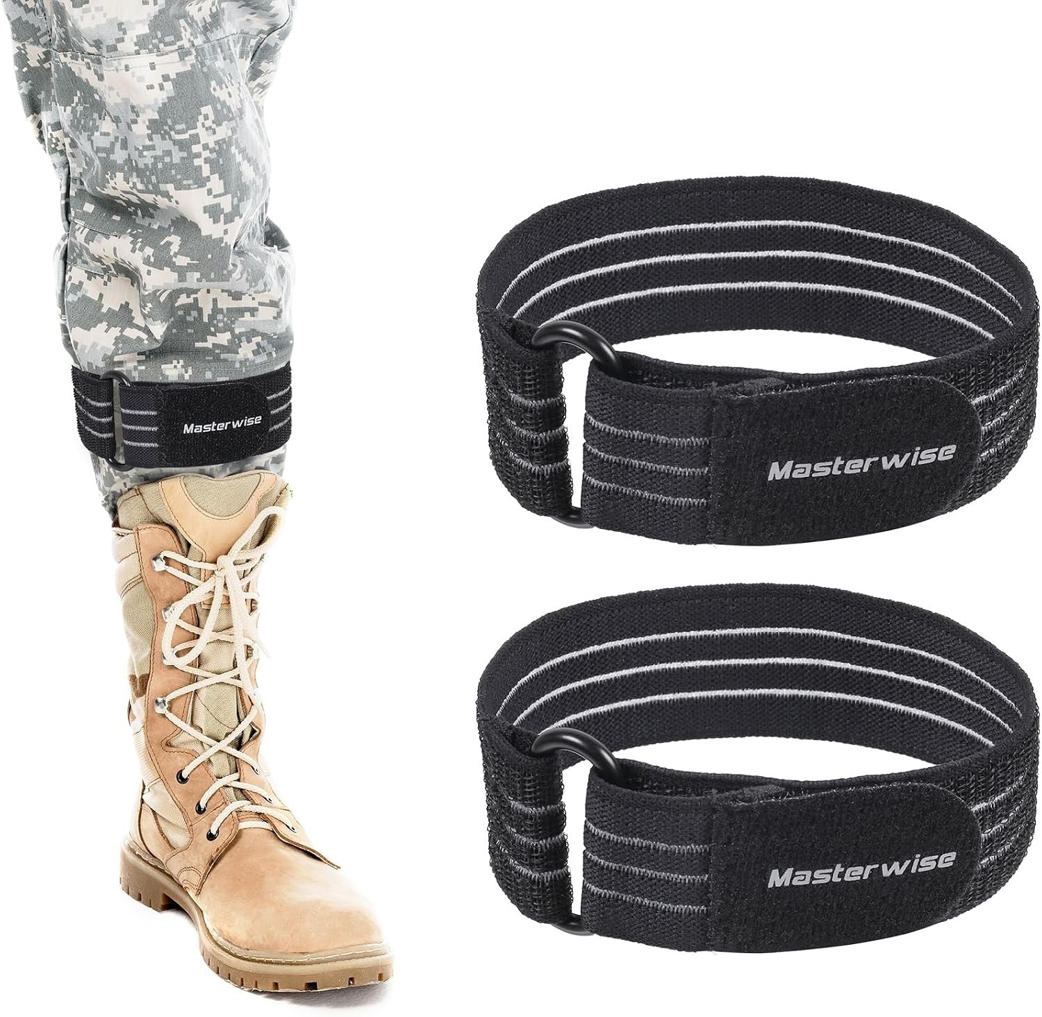2PCS Adjustable Elastic Ankle Straps, Boot Straps for Cowboy Boots, Pant Leg ...