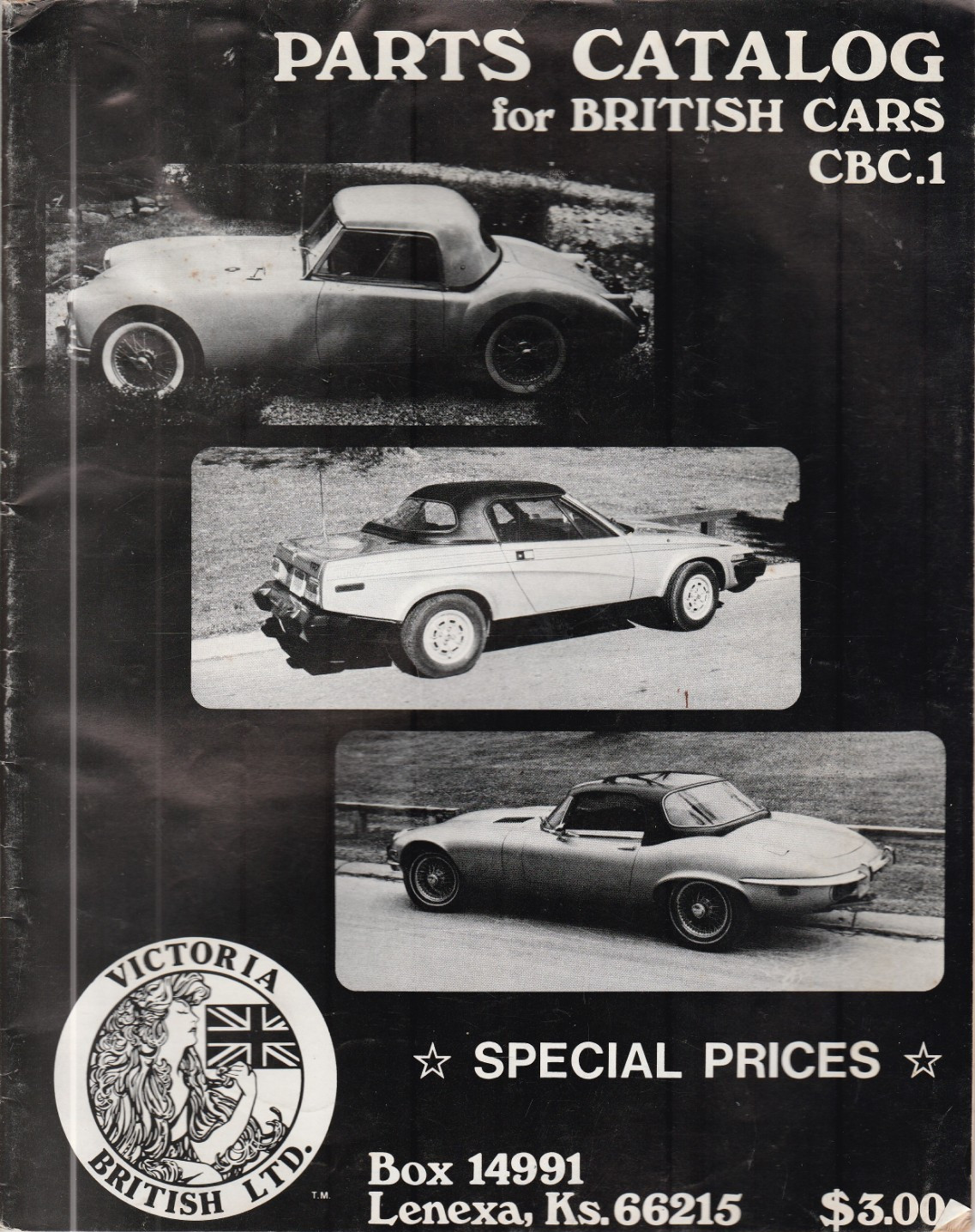 Victoria British Ltd Catalog British Cars CBC.1   April 1983 Prices