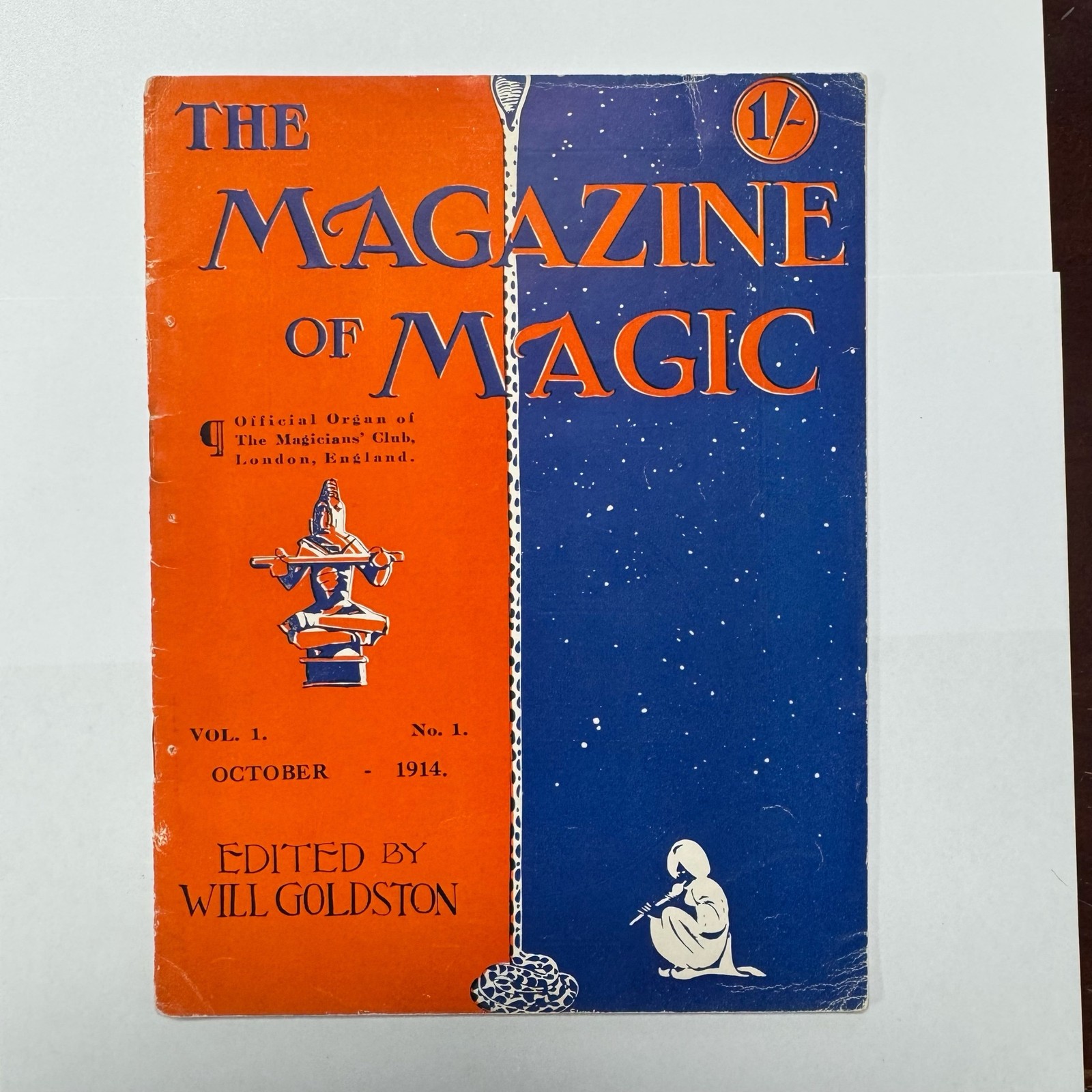 The Magazine of Magic Vol 1 No 1 October 1914 Will Goldston First Issue