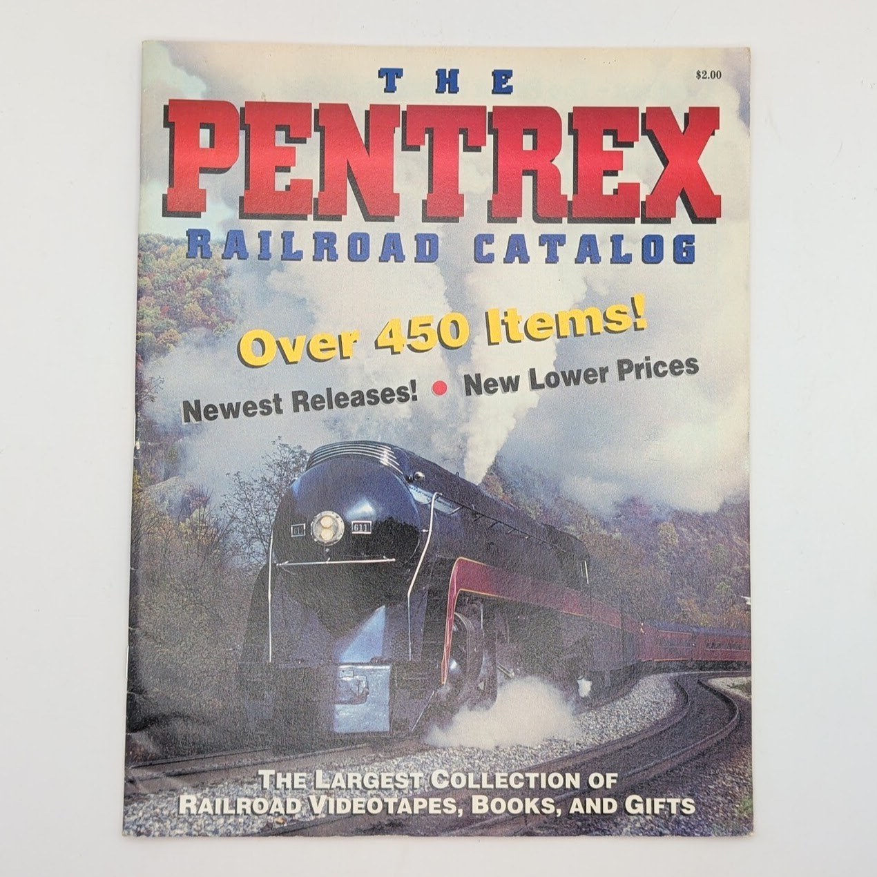 1995 Pentrex Railroad Catalog Over 450 Train Videos Books Gifts Railfan