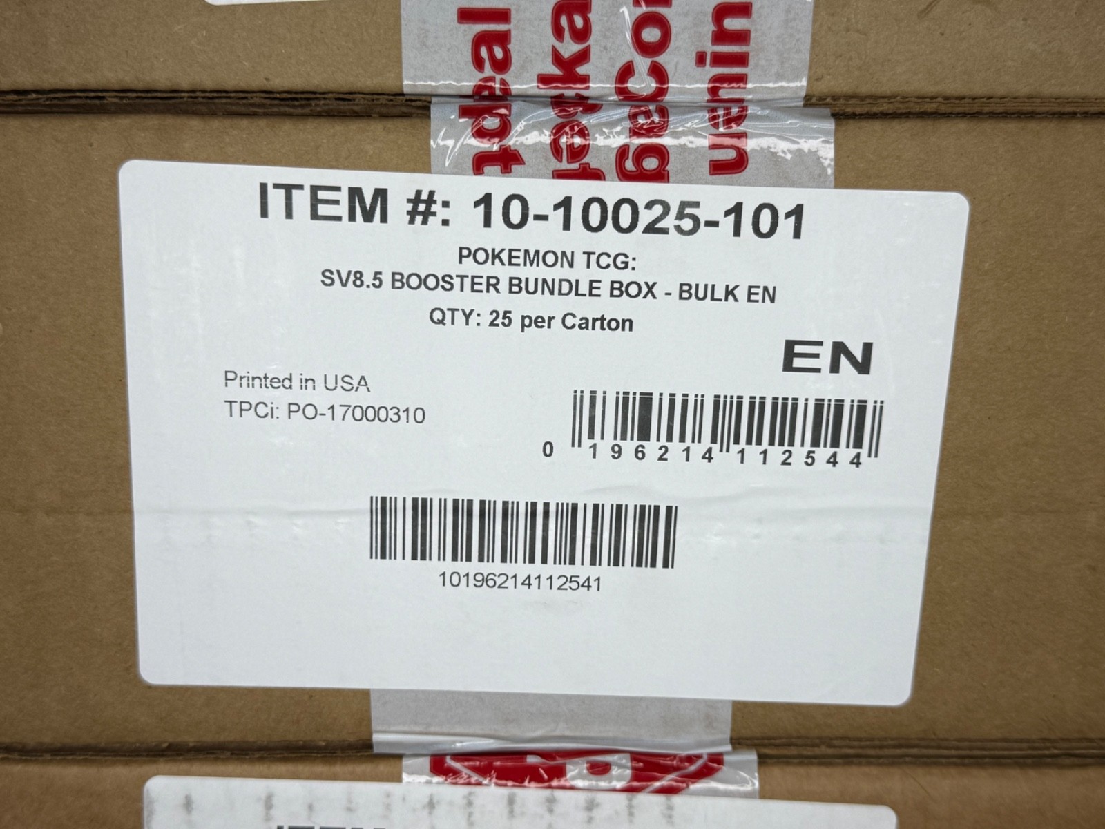 Pokemon Prismatic Evolutions Booster Bundle Case Sealed