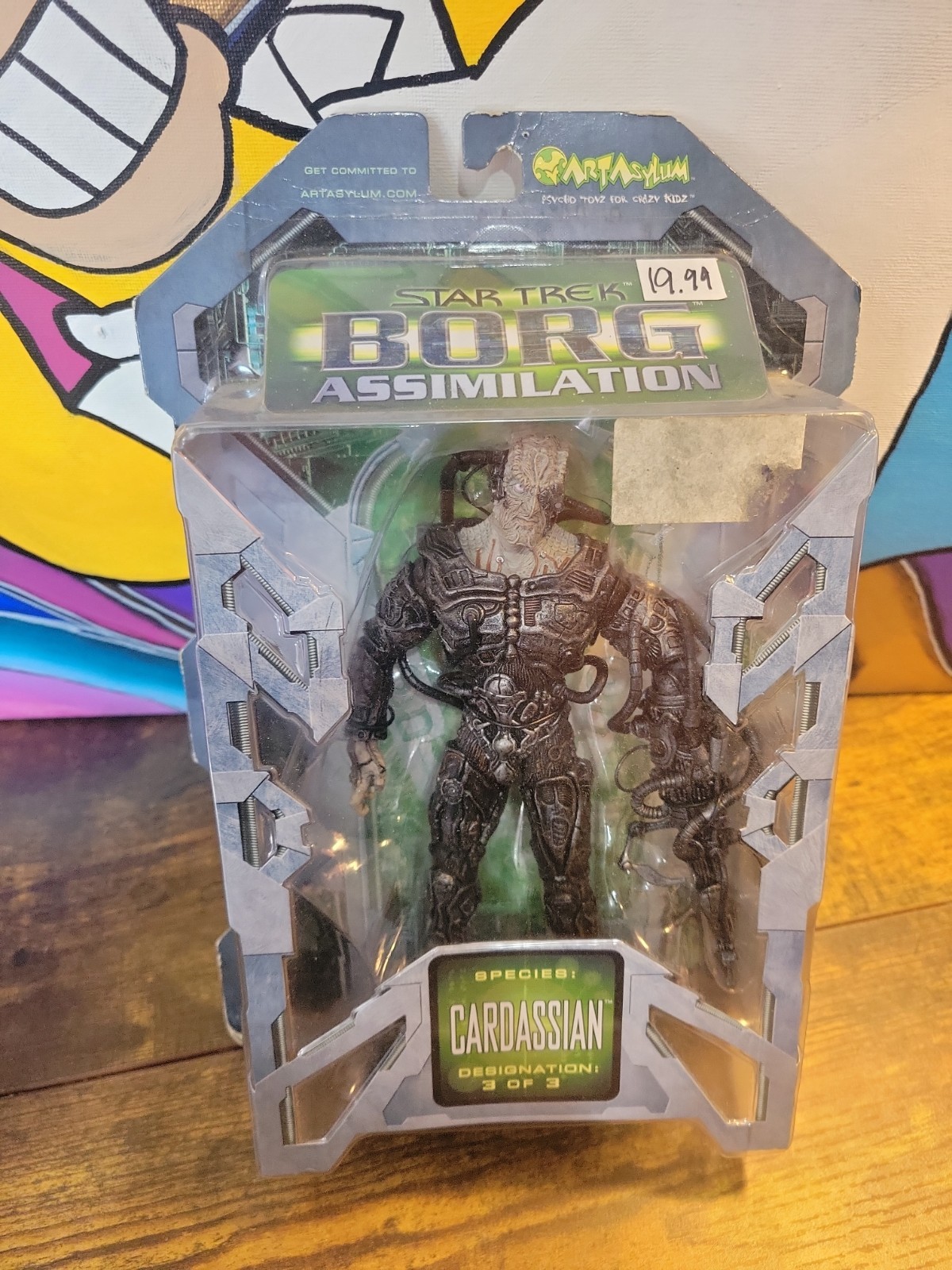 NEW STAR TREK BORG ASSIMILATION HIROGEN 2 OF 3 ART ASYLUM 8 INCH FIGURE A1