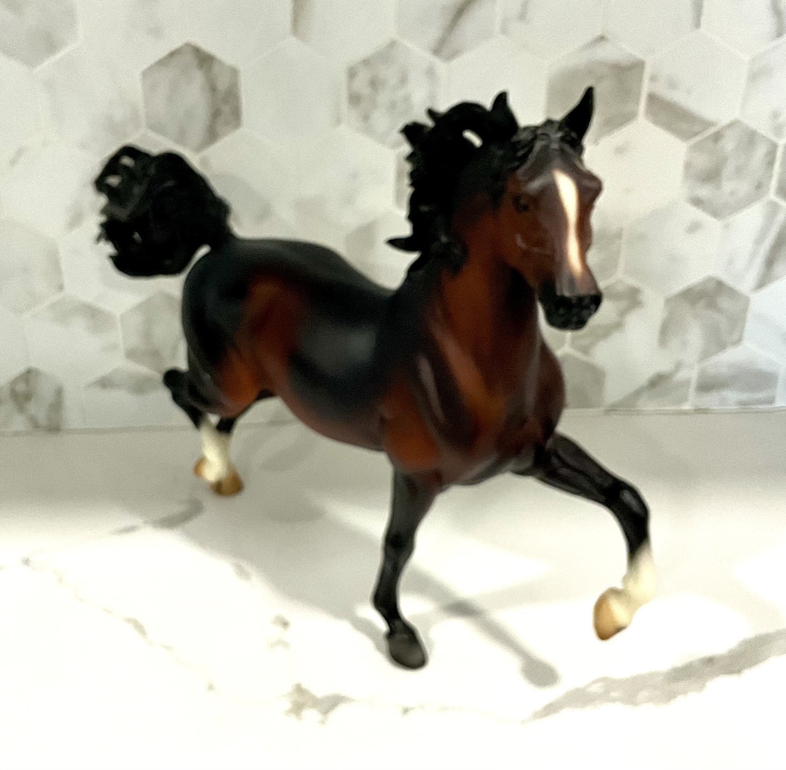 Vintage Breyer Huckleberry Bey #472 1999 JCPenney Arabian Stalllion No Stand EUC
