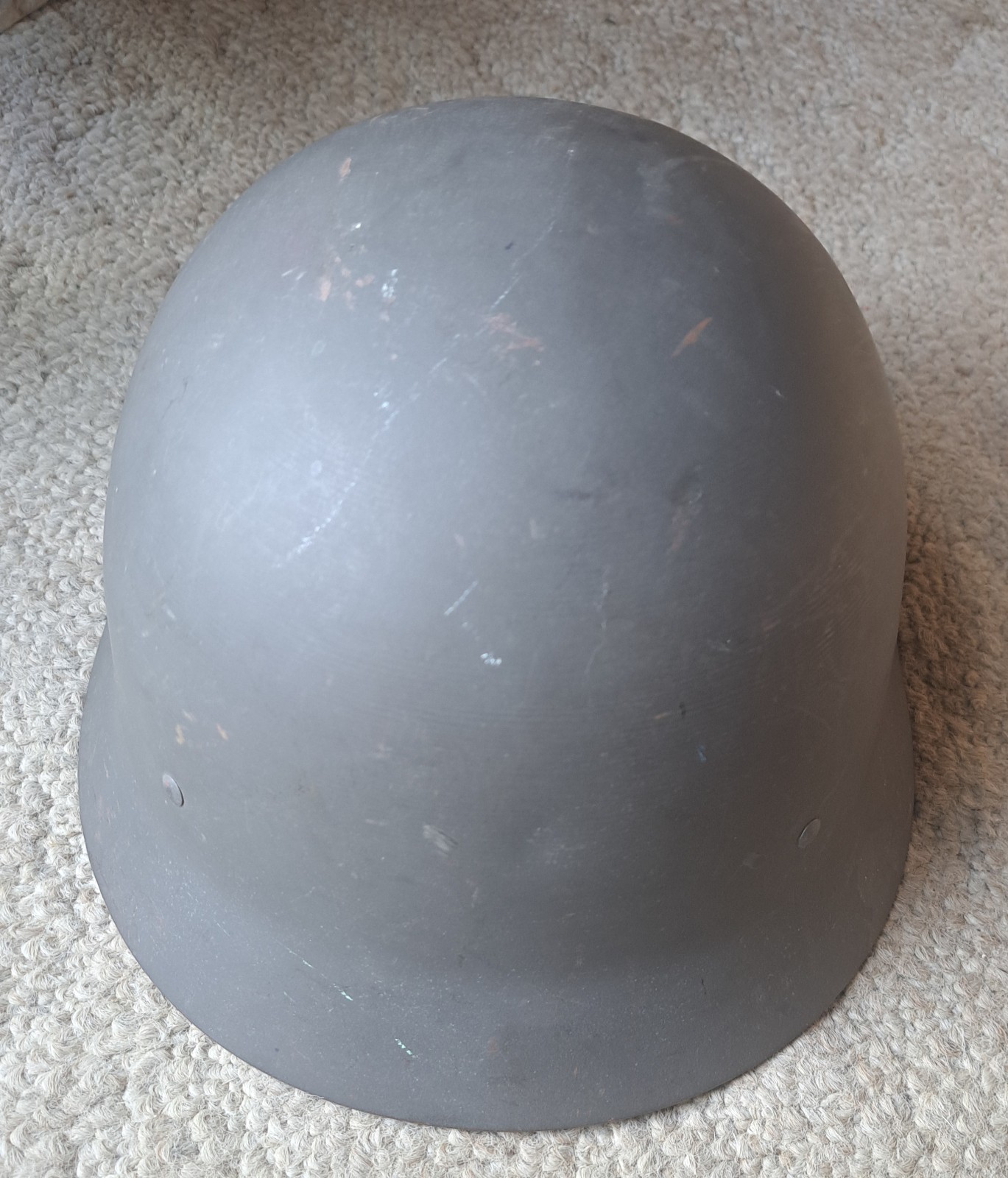 ​Vtge Swedish Army M26 Steel Combat Helmet (56-60) W/Original 1960s Liner System