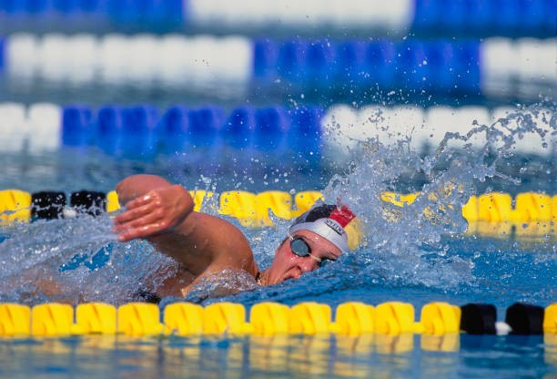 Hannah Stockbauer from Germany swimming Women's 800 metres Freesty- Old Photo