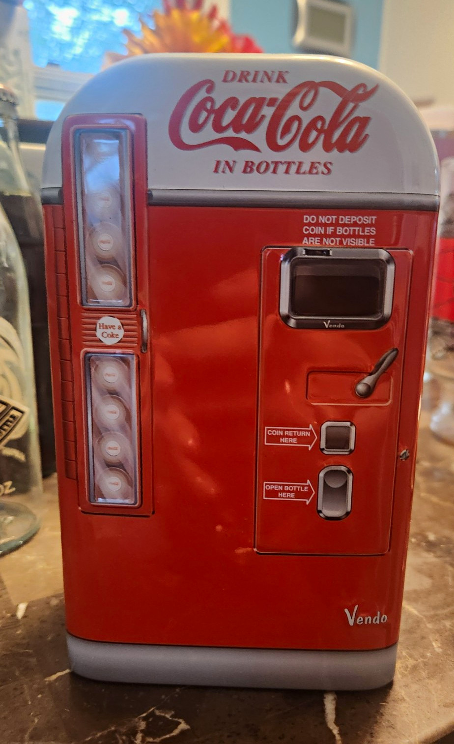 Coca-Cola Vendo Soda Vending Machine Collectible 
