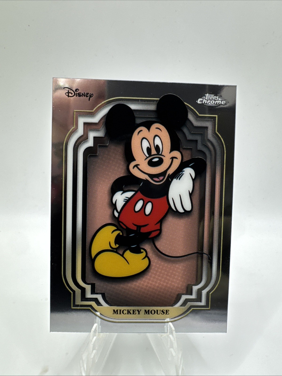 Topps 2024 Chrome Disney Base Card #1 Mickey Mouse