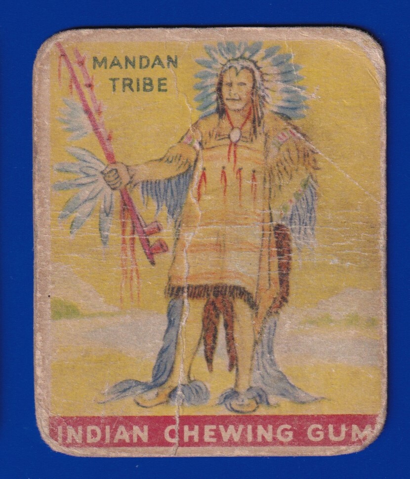 MANDAN TRIBE 1933 GOUDEY R73 INDIAN GUM series of 48 #23
