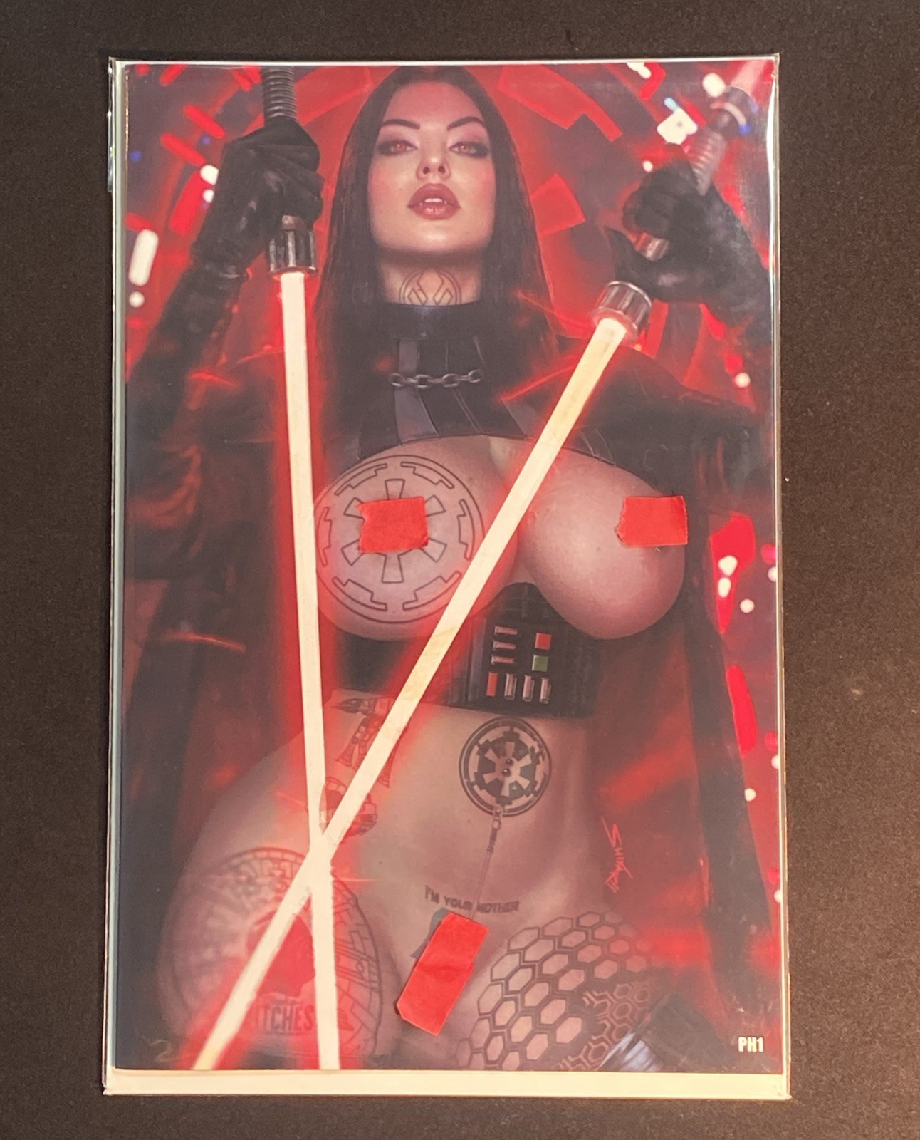 POWER HOUR PH1 VADER\'S MOM SHIKARII NAUGHTY FULL NUDE VIRGIN COVER LTD STAR WARS