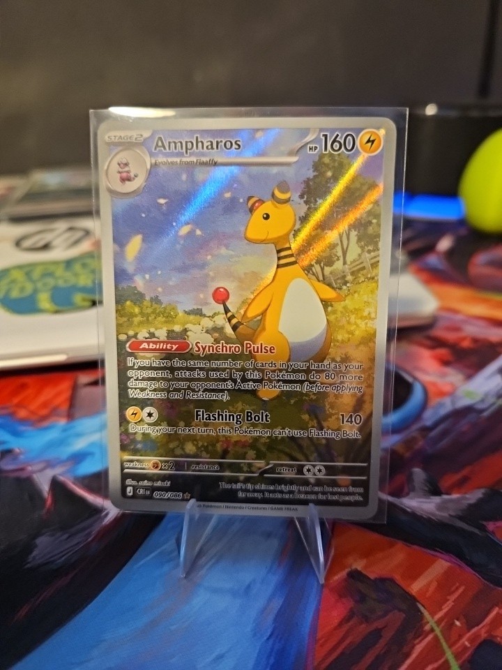 2026 POKEMON AMPHAROS ART RARE 90/86
