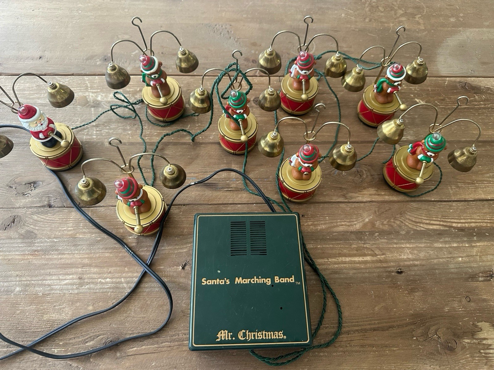 MR. CHRISTMAS Santa's Marching Band TESTED Works Plays 35 Carols Songs 1992