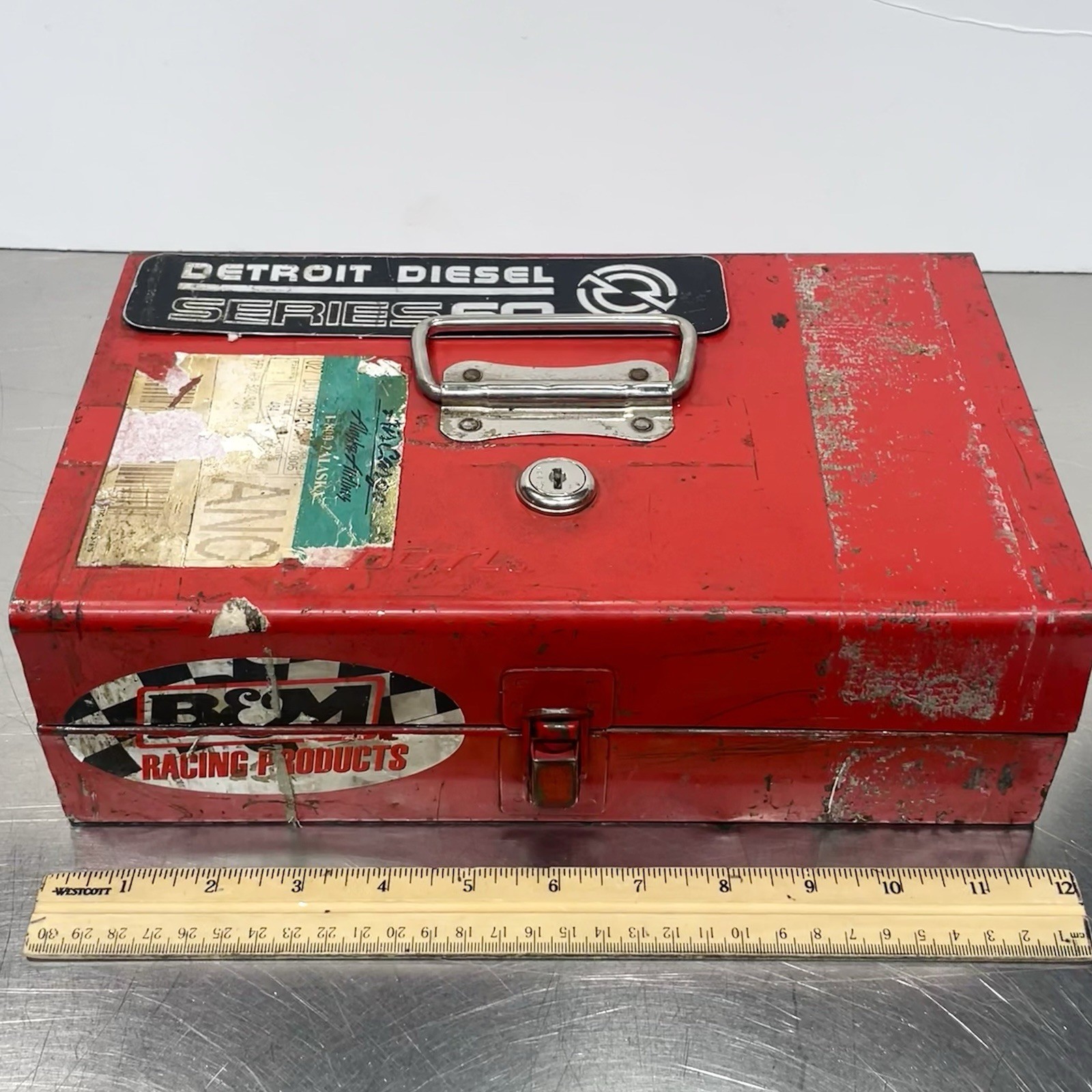 Vtg Snap-on KRA-65C Mini Metal Tool Chest Sliding Tray Kenosha USA 1995 No Key