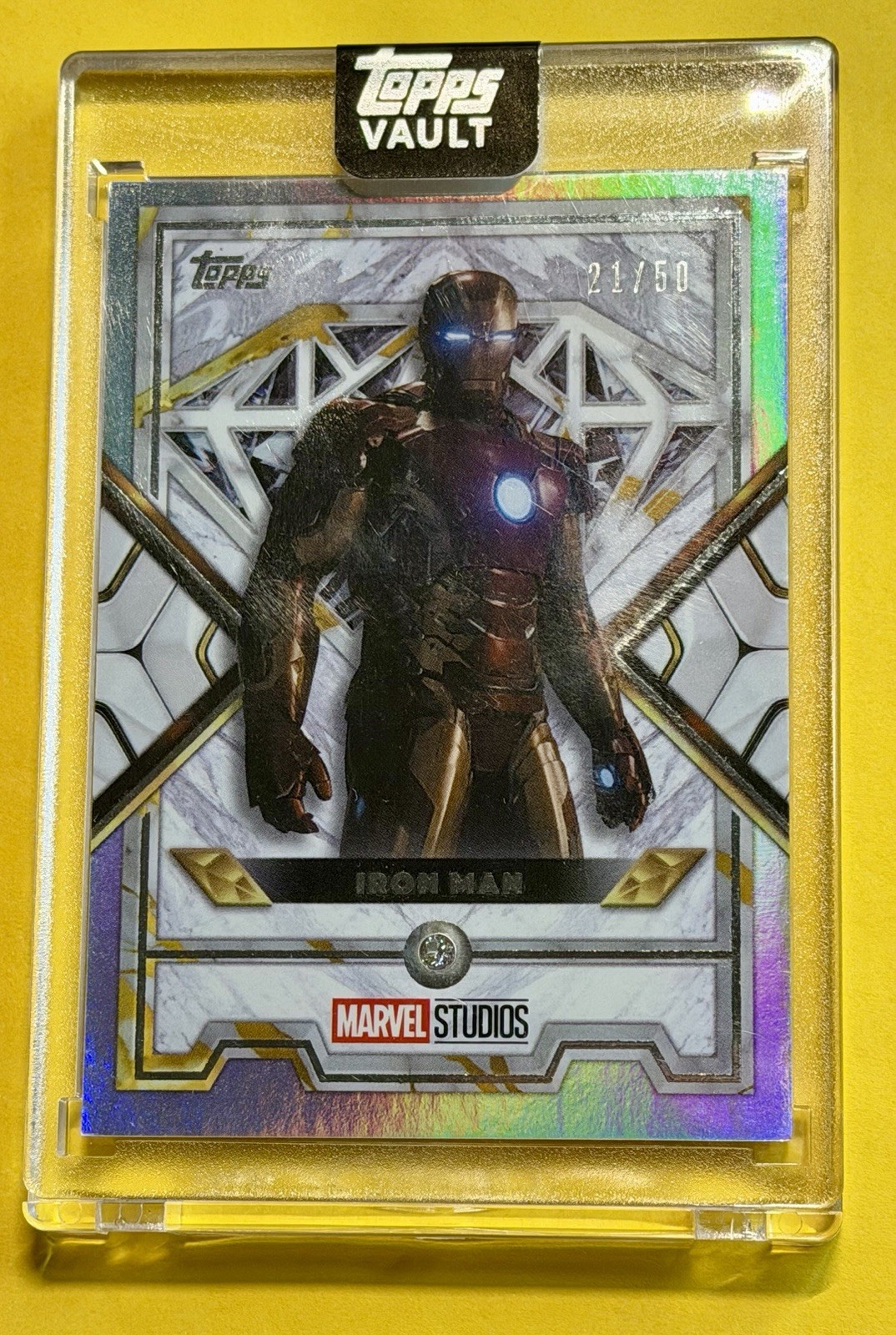 Topps 2026 Marvel Vault Avengers Age of Ultron Iron Man MD-61 21/50 Diamond 💎