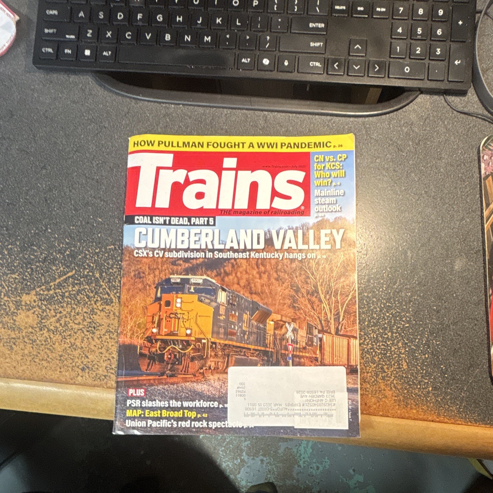 Trains Magazine July 2022 Issue - Coal Special Part 2: Cumberland Valley