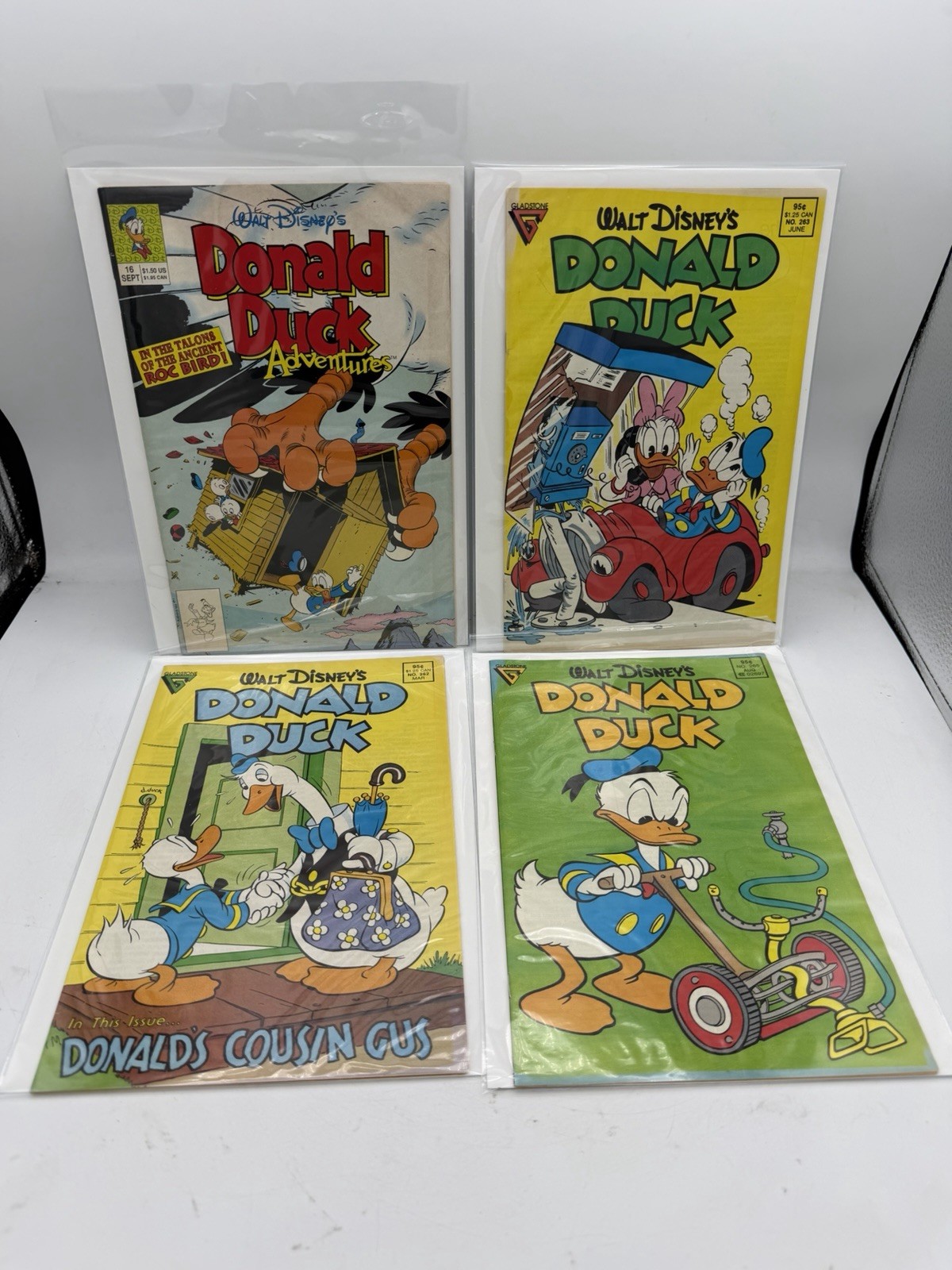 Walt Disney Comic Lot Donald Duck 4 Books Good Condition  Lot 60