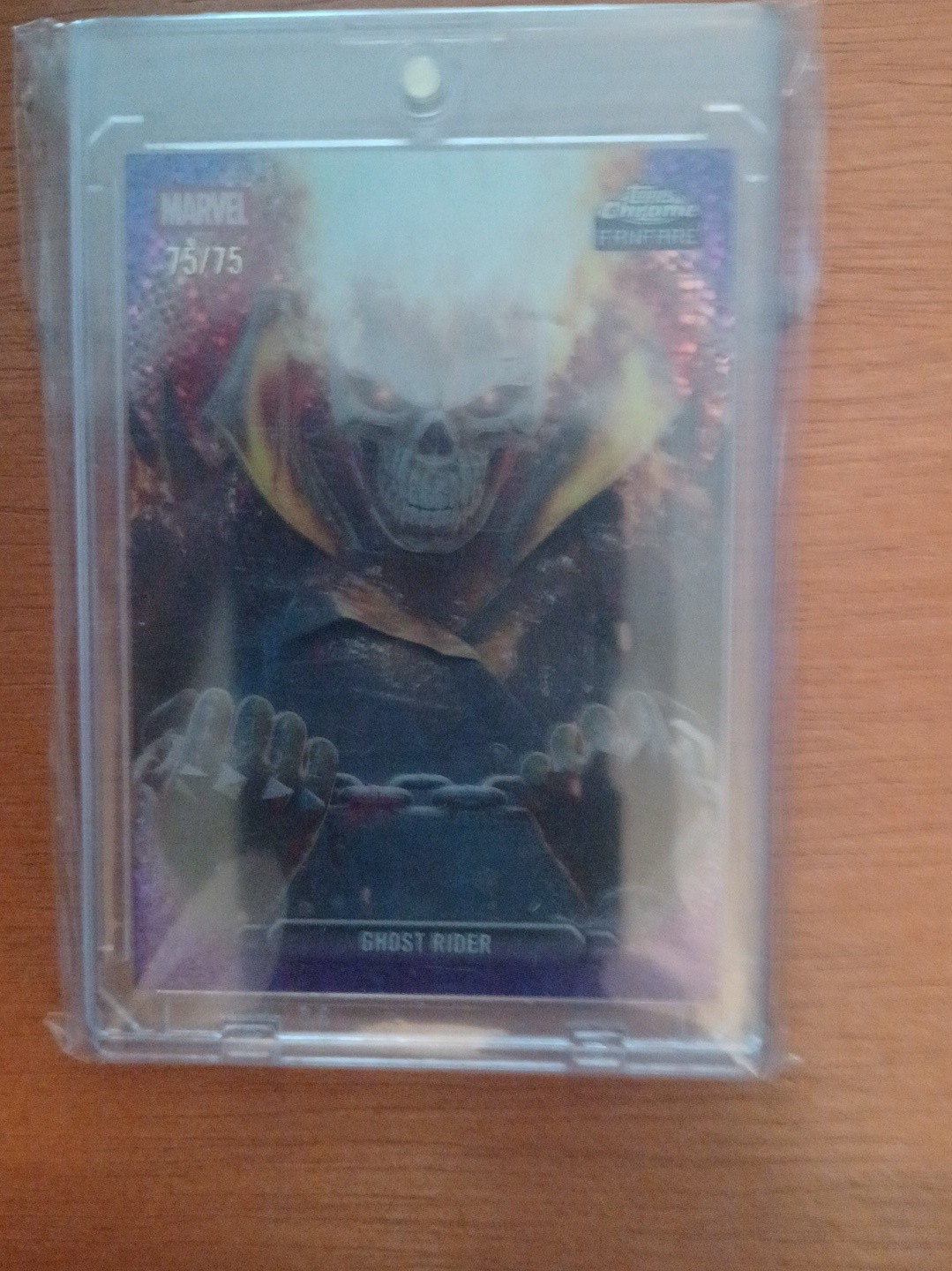 Topps 2026 Chrome Marvel Comics Ghost Rider Fanfare Insert FF-16 /75