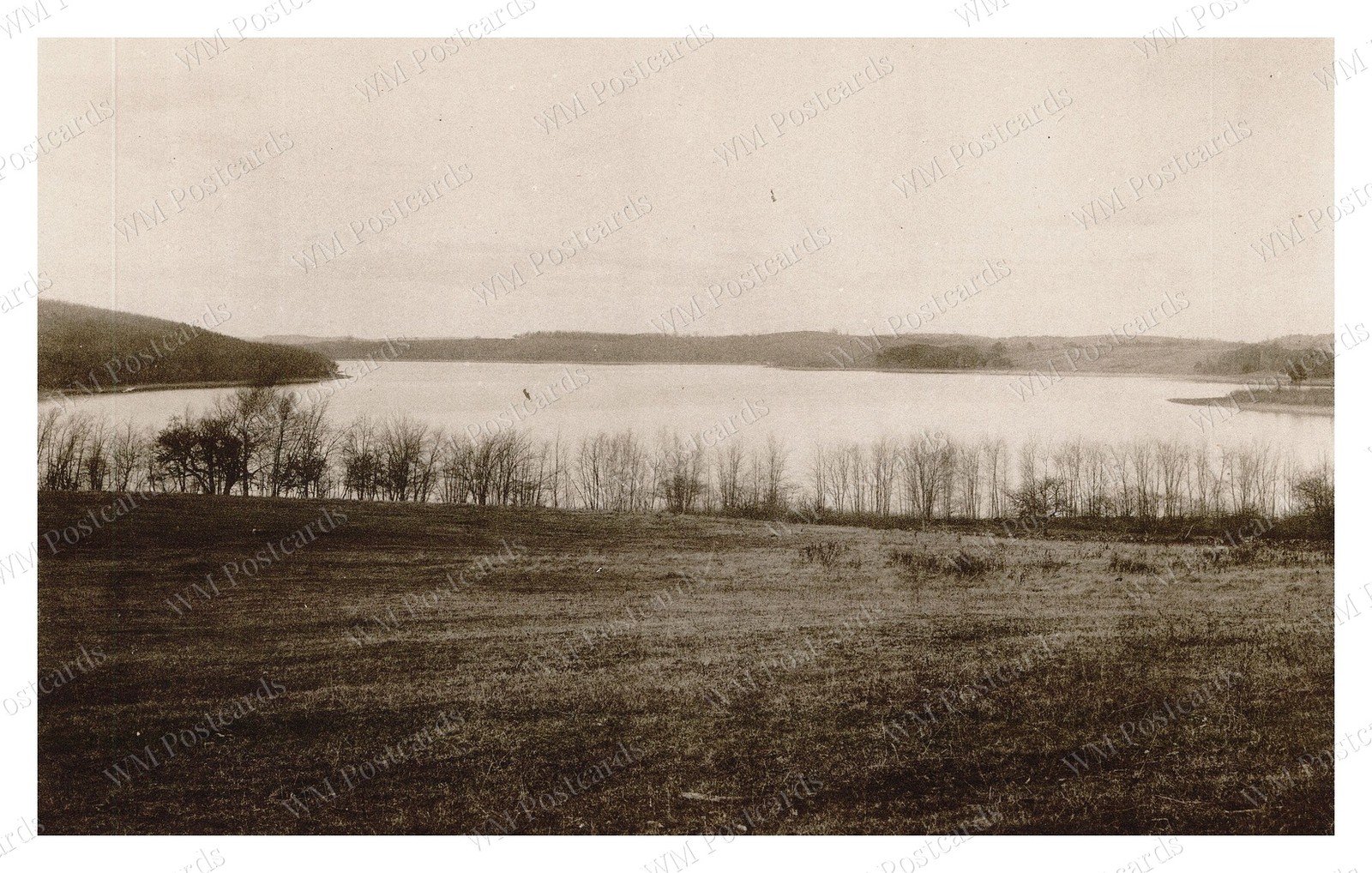 North Andover Massachusetts 1893 Great Pond Shoreline Standard Postcard