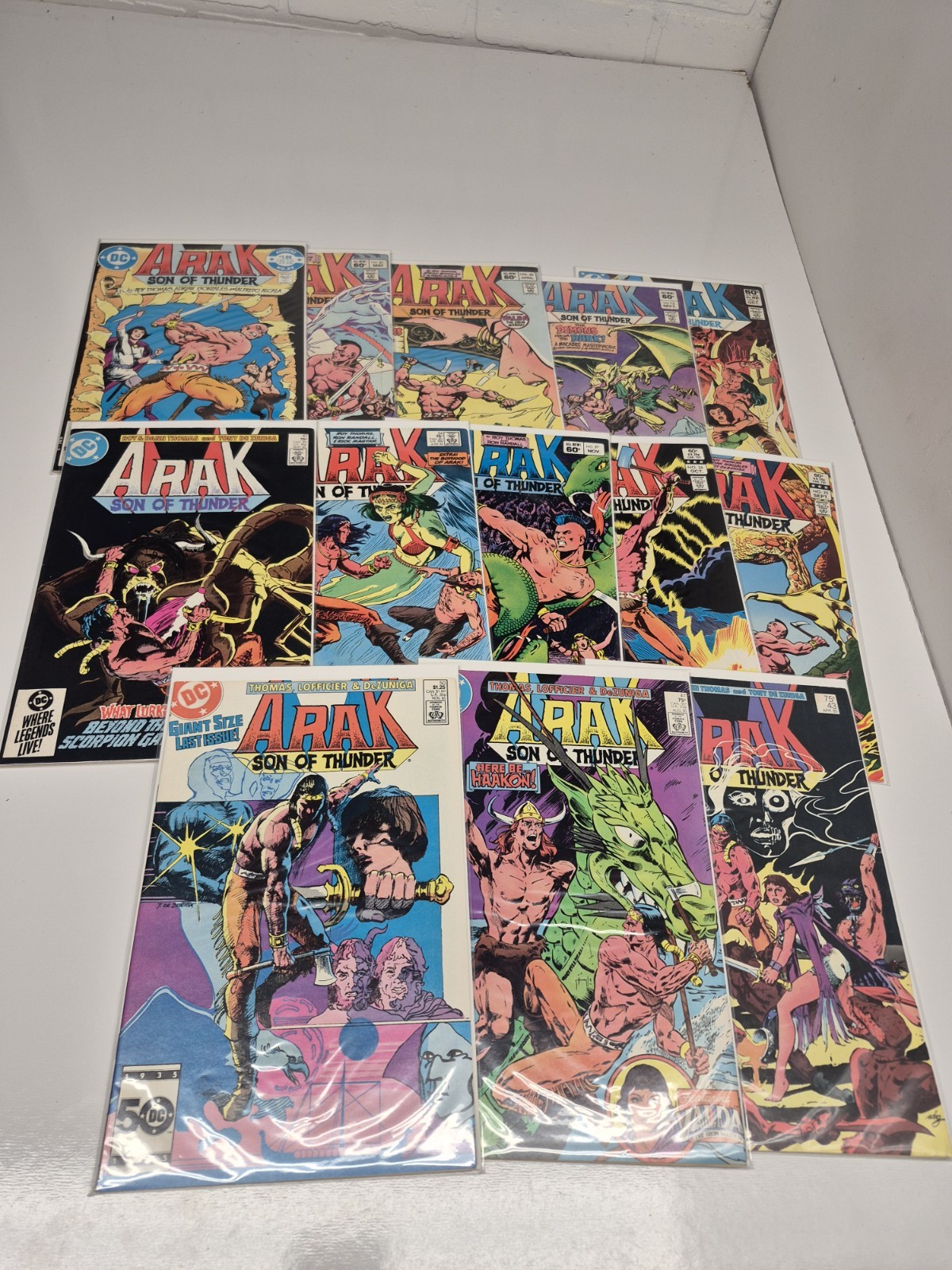 Arak Son Of Thunder DC Comics Lot Of 13