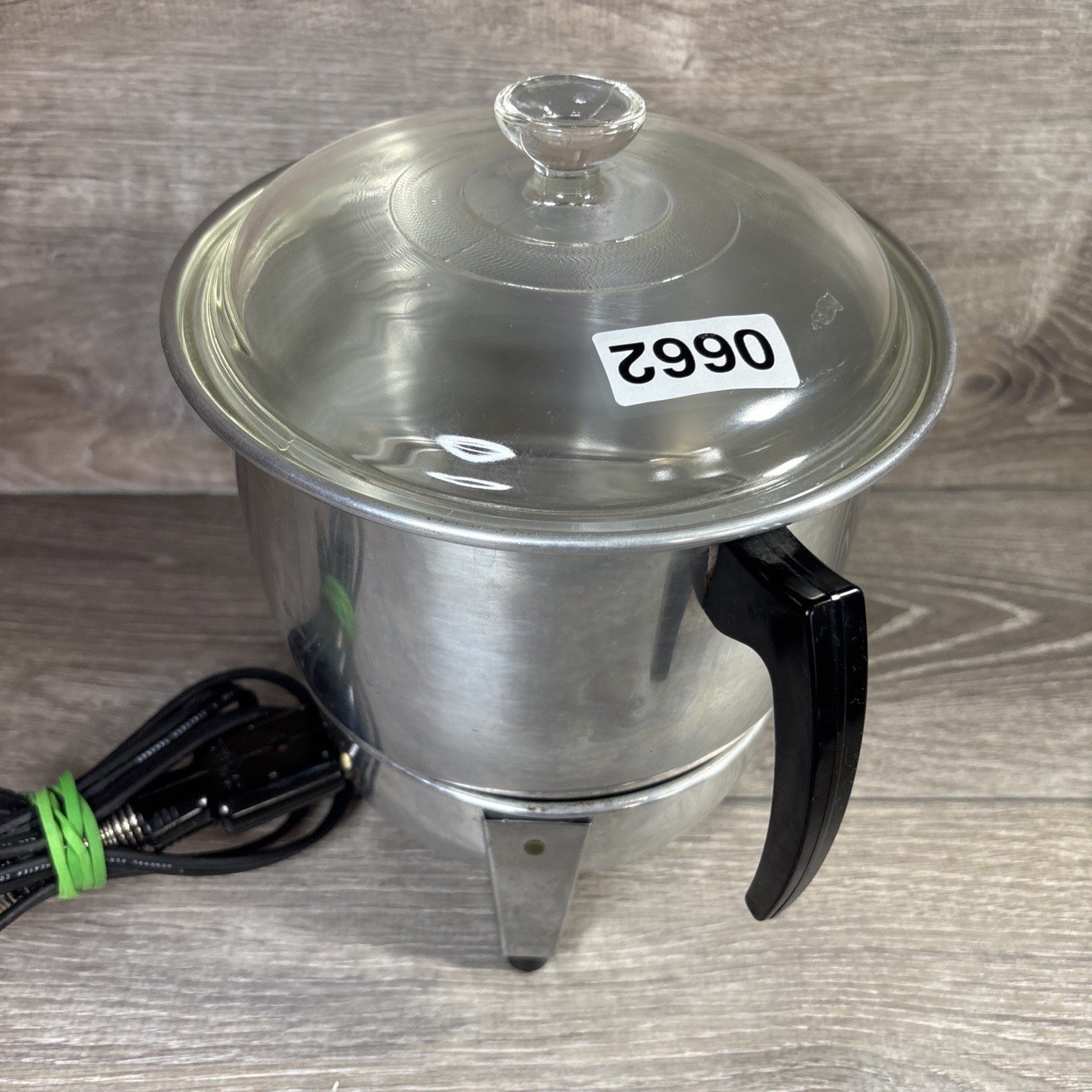 Vintage 60s Fostoria 3 Qt Corn Popper Original 3510