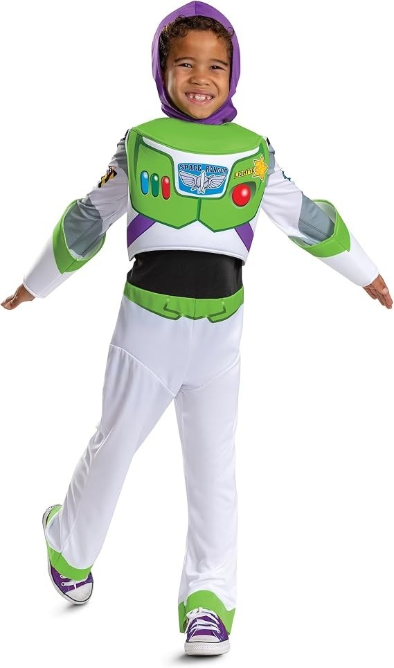 Boy’s Deluxe Toy Story Buzz Lightyear Costume , Size M (7-8) - Ship From US
