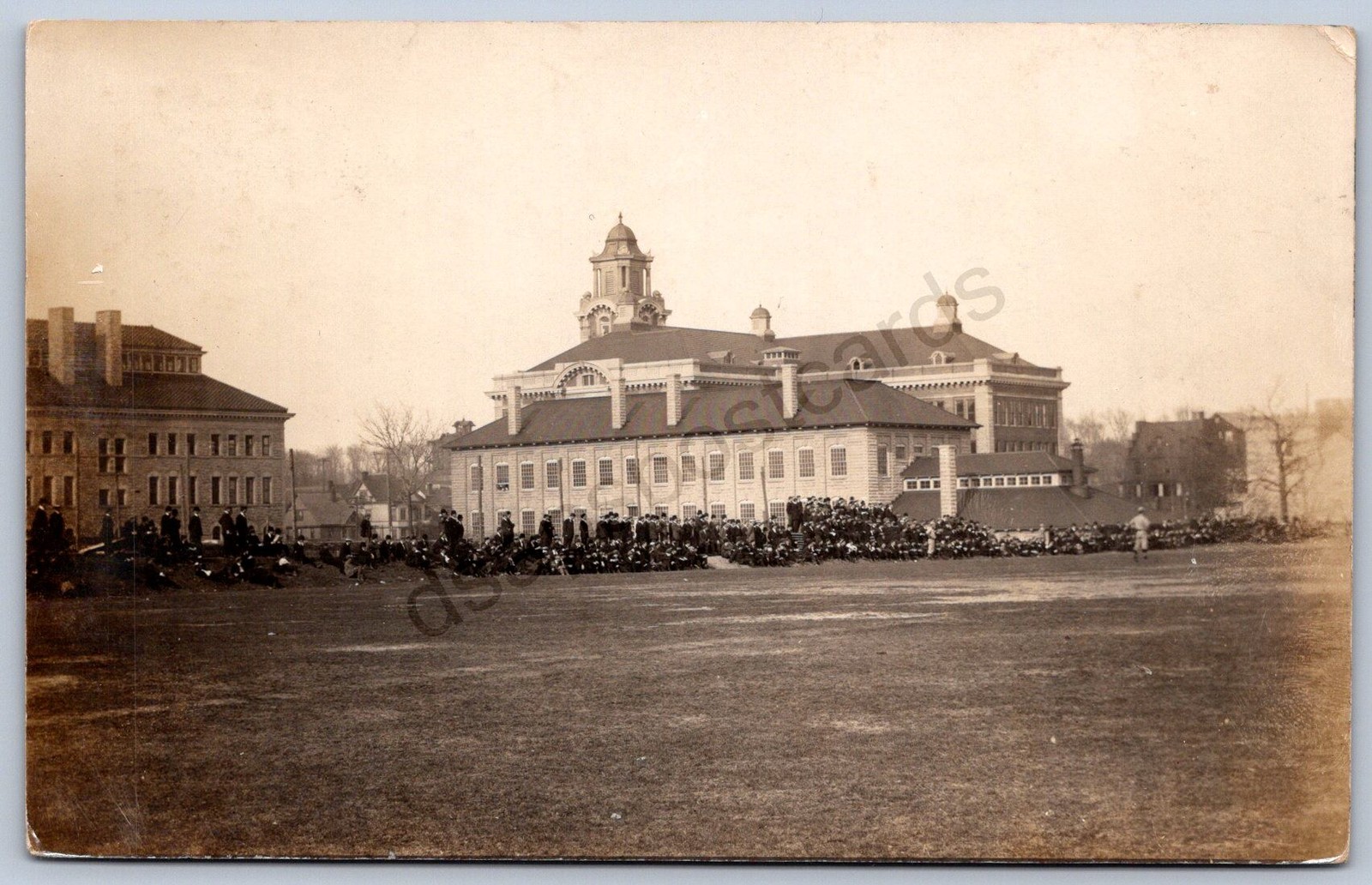 K32/ Syracuse University New York RPPC Postcard c1910 Baseball Game Stadium 393